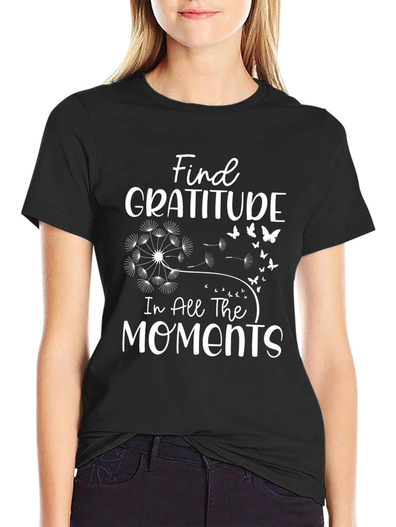 Gratitude Graphic T-Shirt - Find Joy in Every Moment