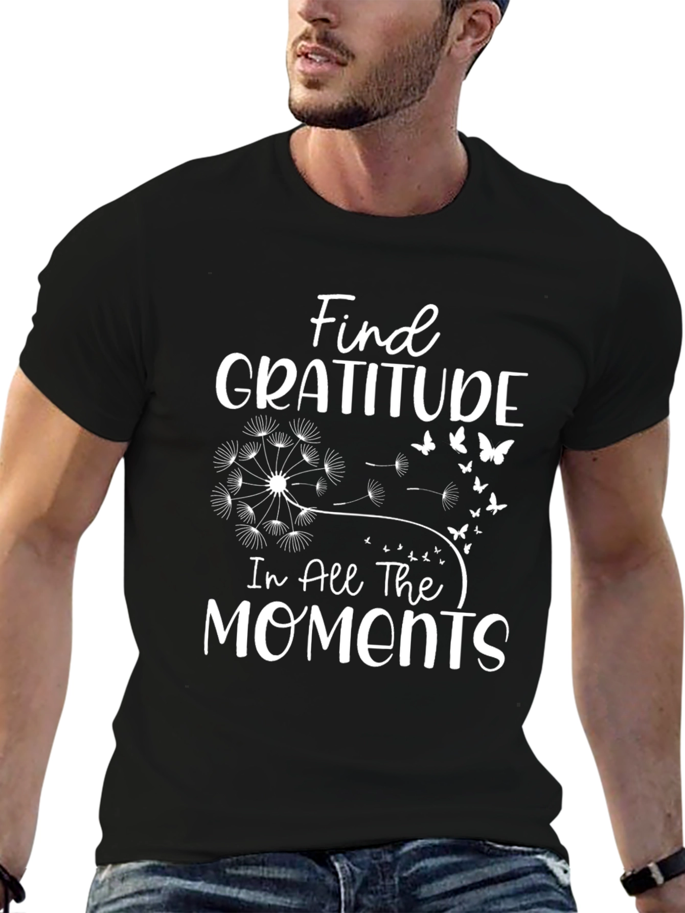 Gratitude Graphic T-Shirt - Find Joy in Every Moment