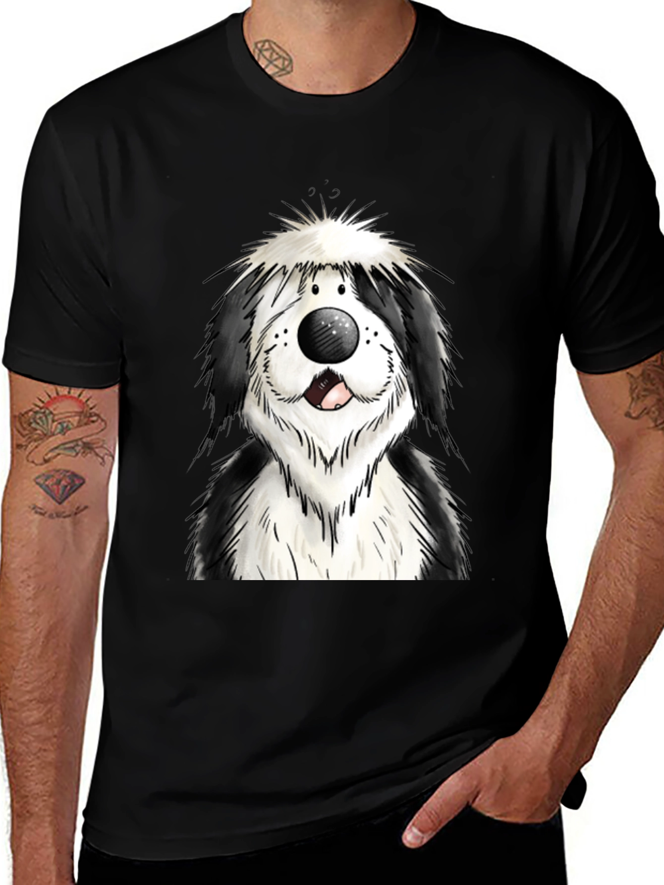 Cartoon Dog Graphic Tee