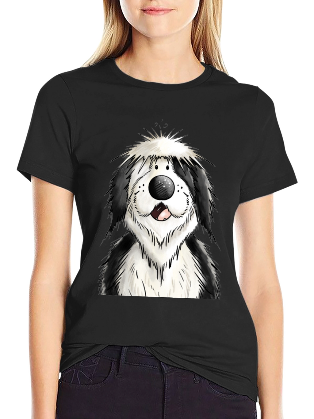 Cartoon Dog Graphic Tee