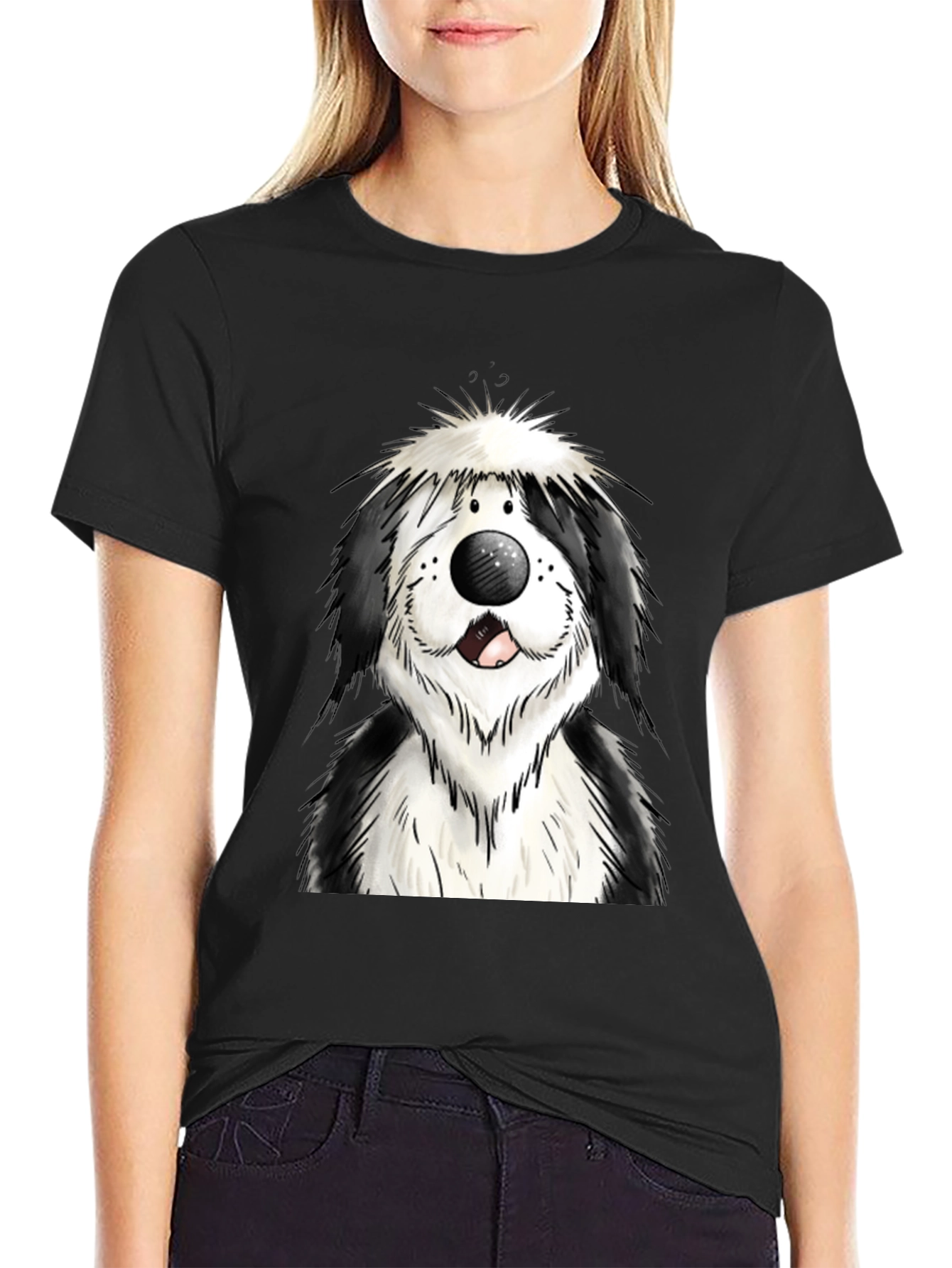 Cartoon Dog Graphic Tee