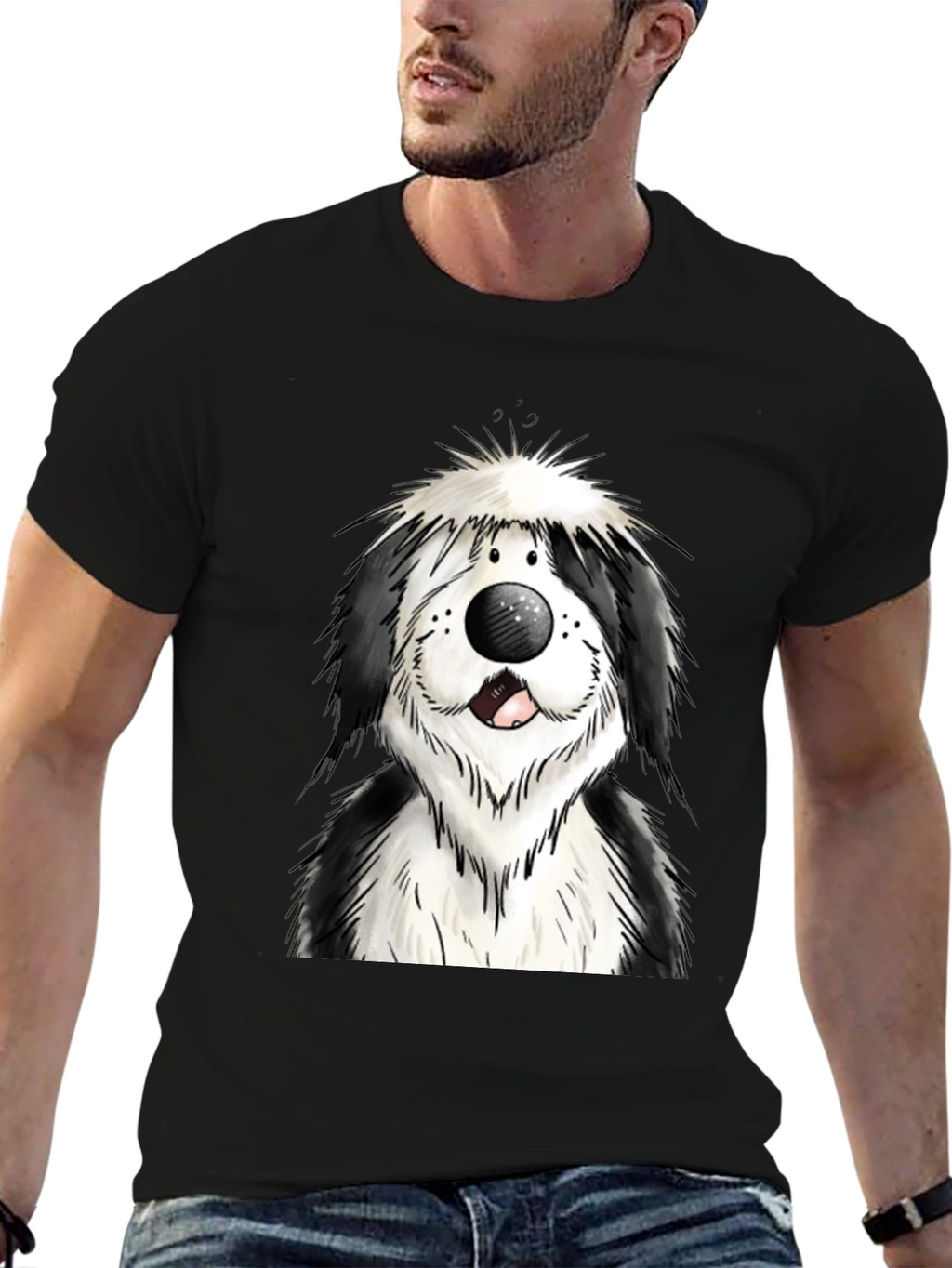 Cartoon Dog Graphic Tee