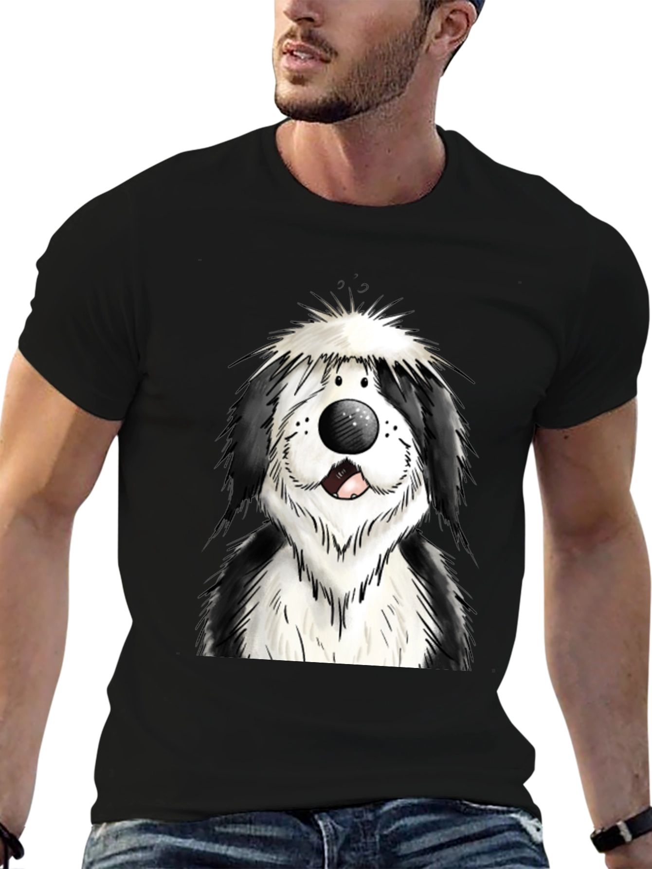 Cartoon Dog Graphic Tee