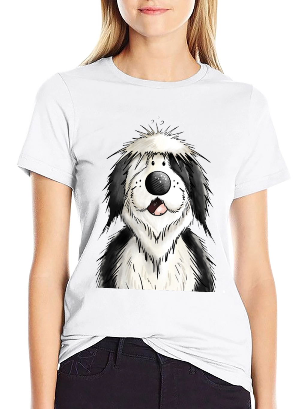 Cartoon Dog Graphic Tee