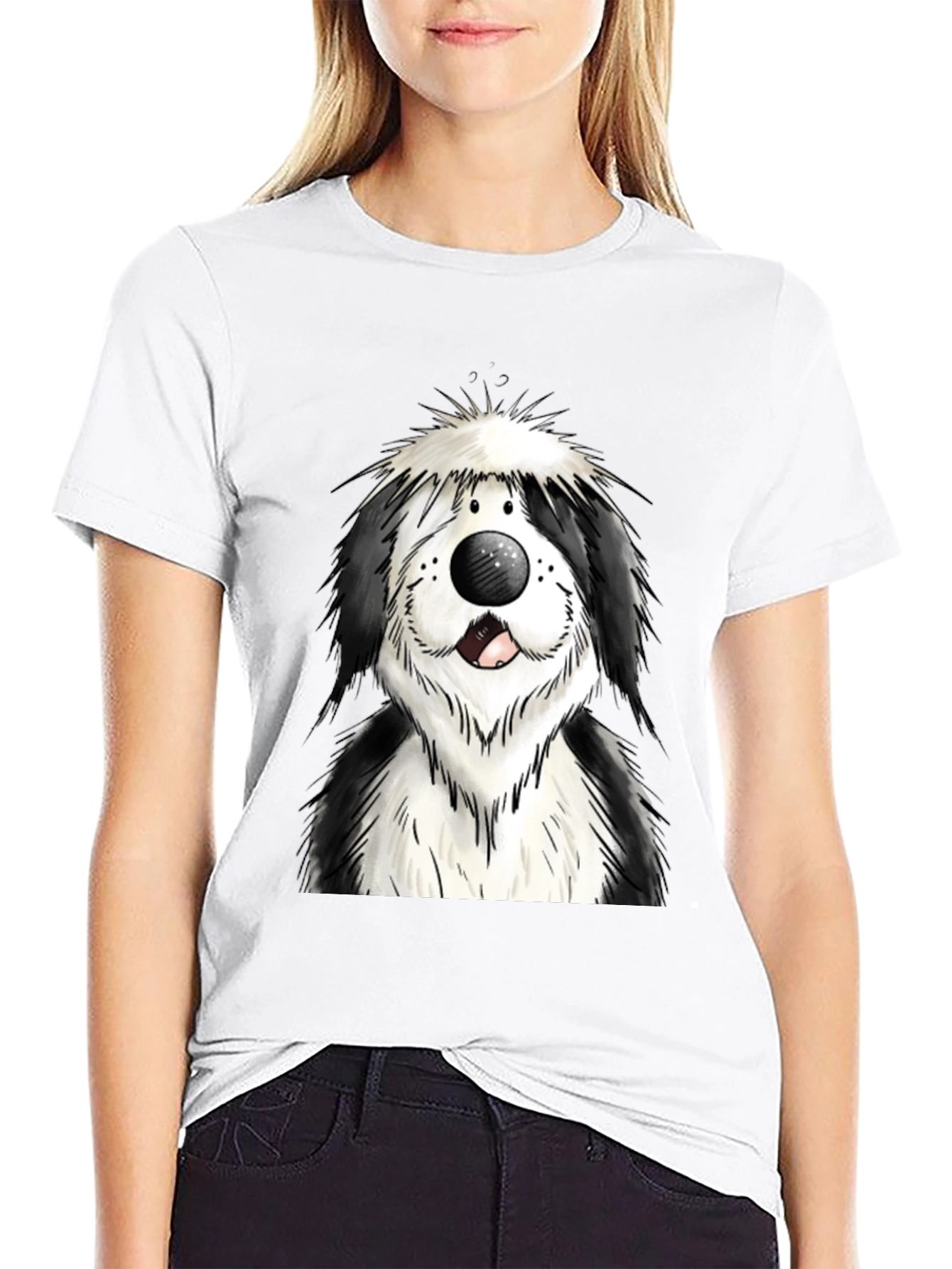 Cartoon Dog Graphic Tee