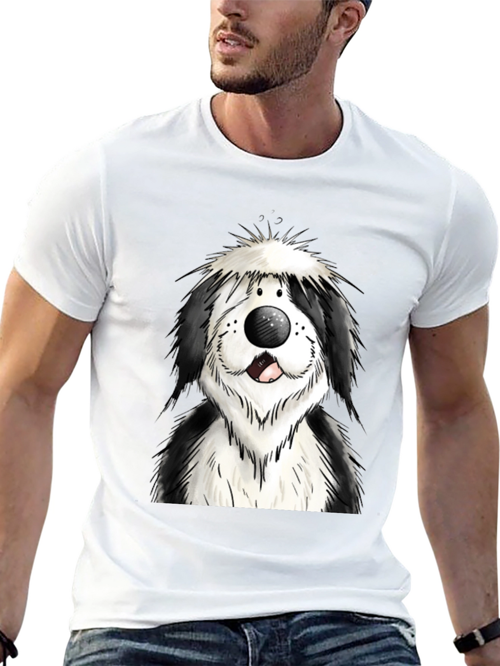 Cartoon Dog Graphic Tee