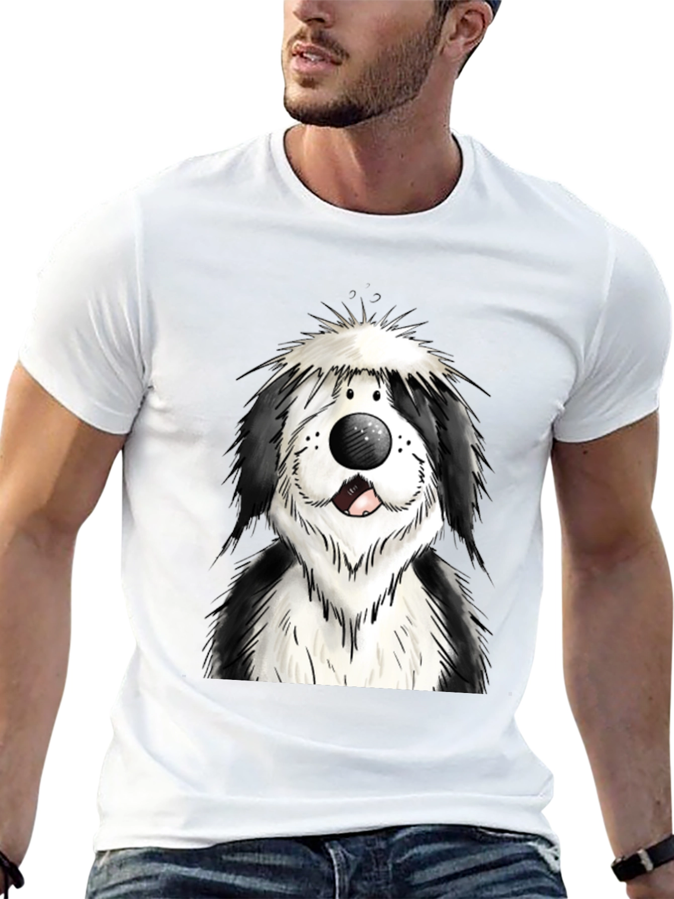Cartoon Dog Graphic Tee