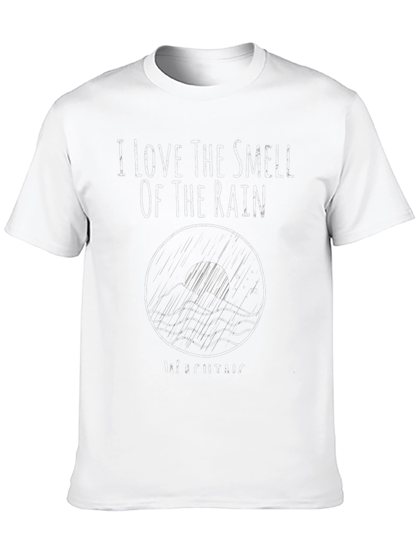 I Love The Smell of The Rain Graphic T-Shirt