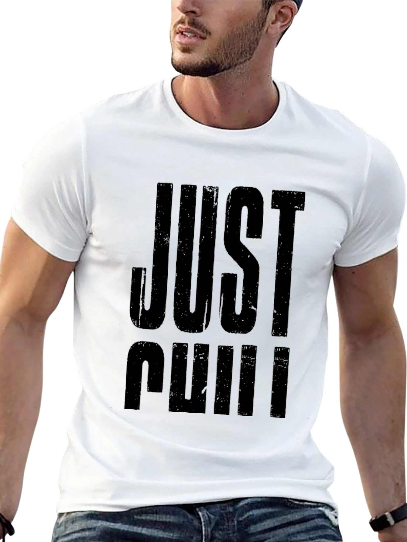 Just Chill Black Graphic T-Shirt