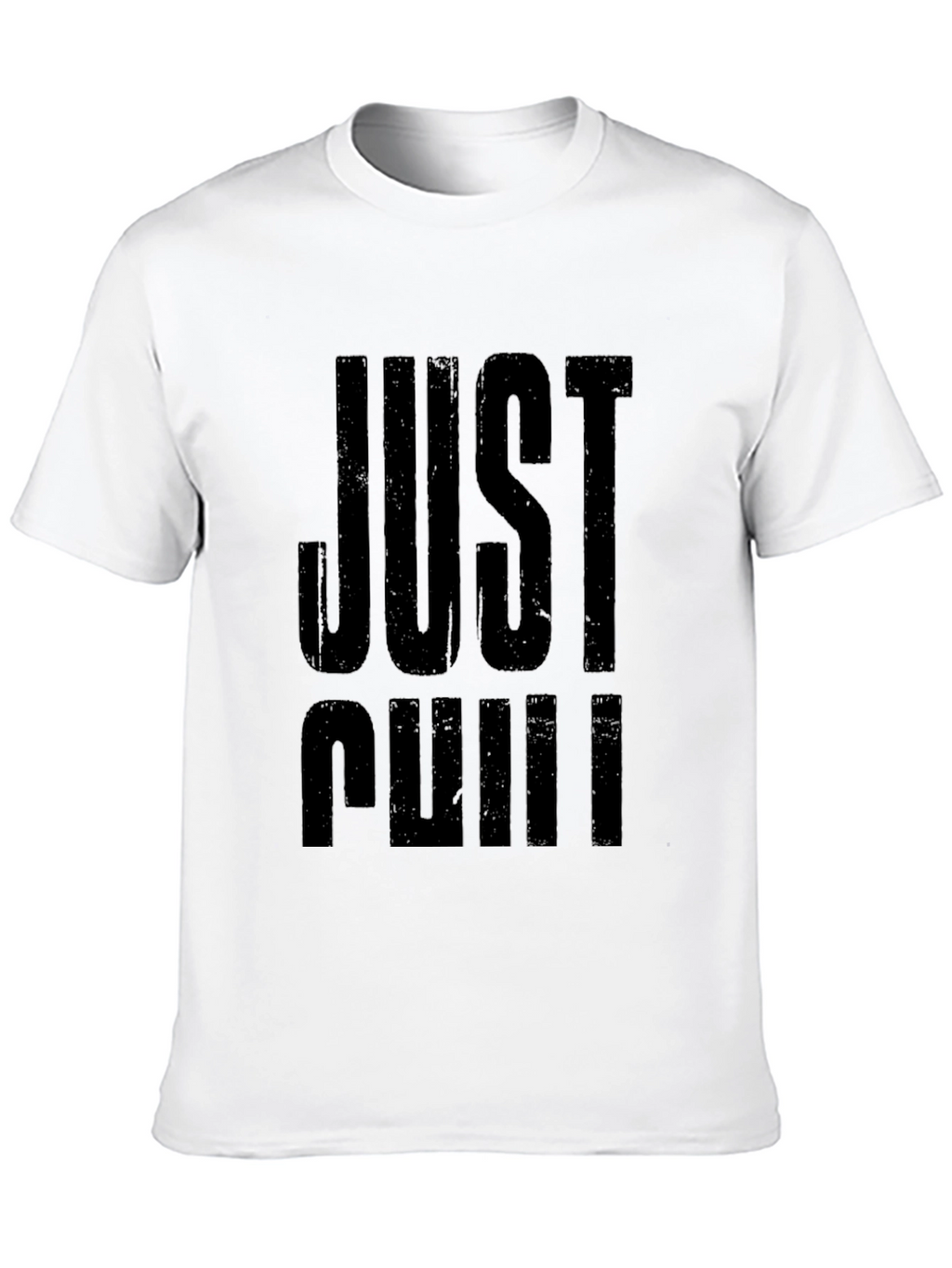 Just Chill Black Graphic T-Shirt