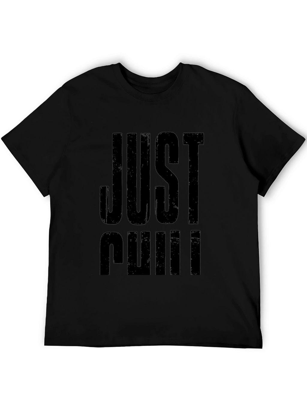 Just Chill Black Graphic T-Shirt