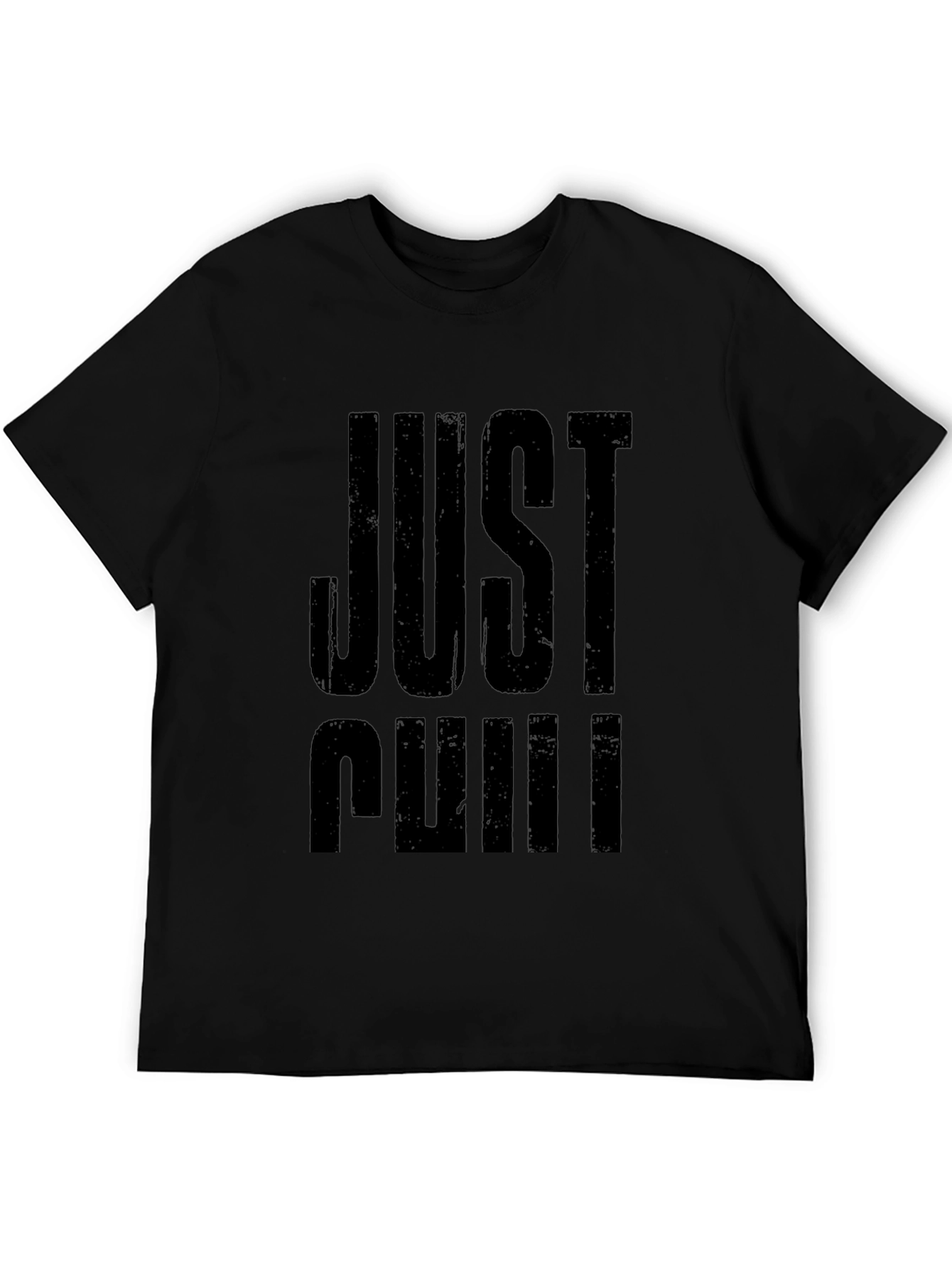 Just Chill Black Graphic T-Shirt