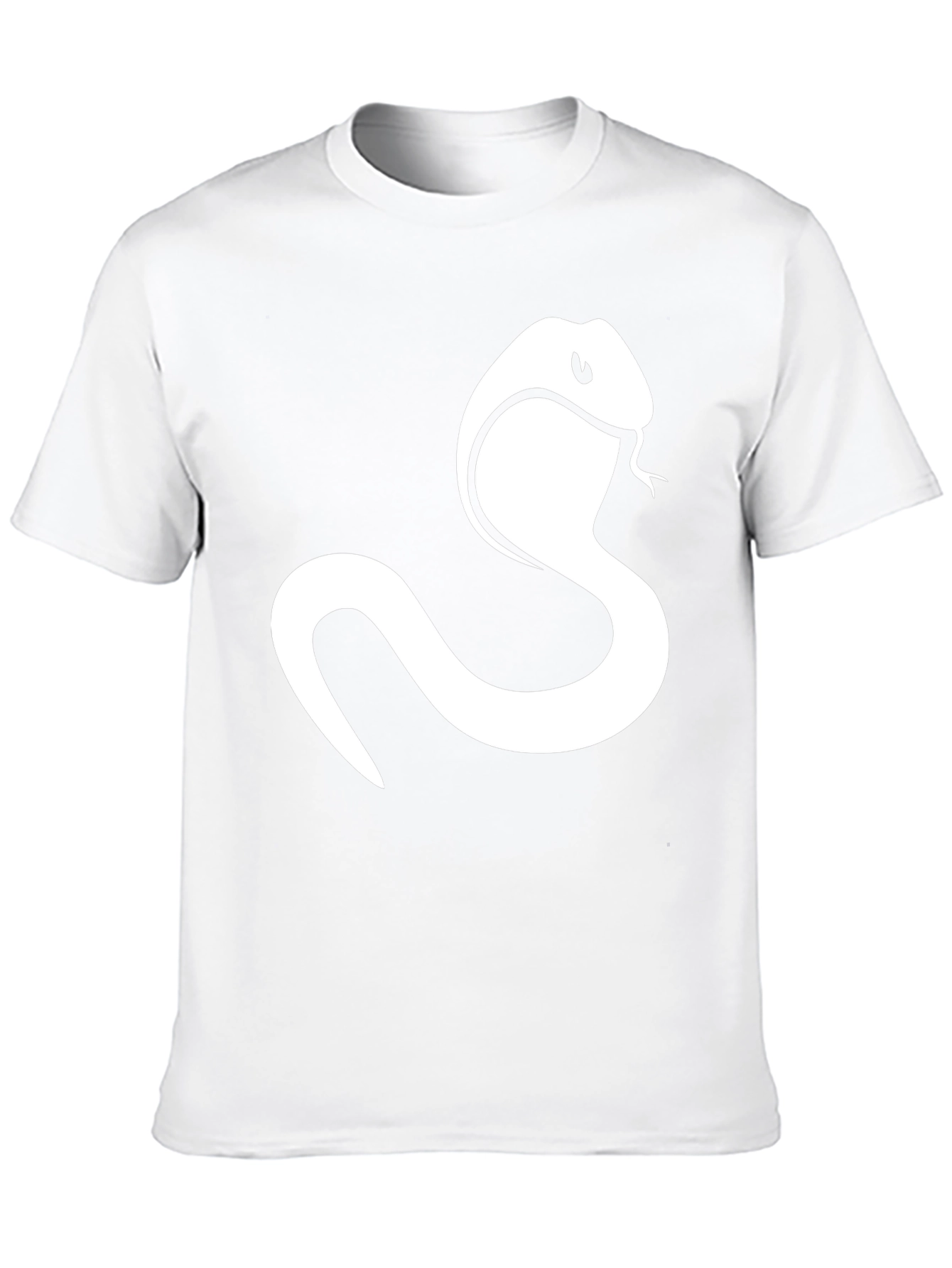 Cobra T-Shirt - Mens Black Tee with Snake Design