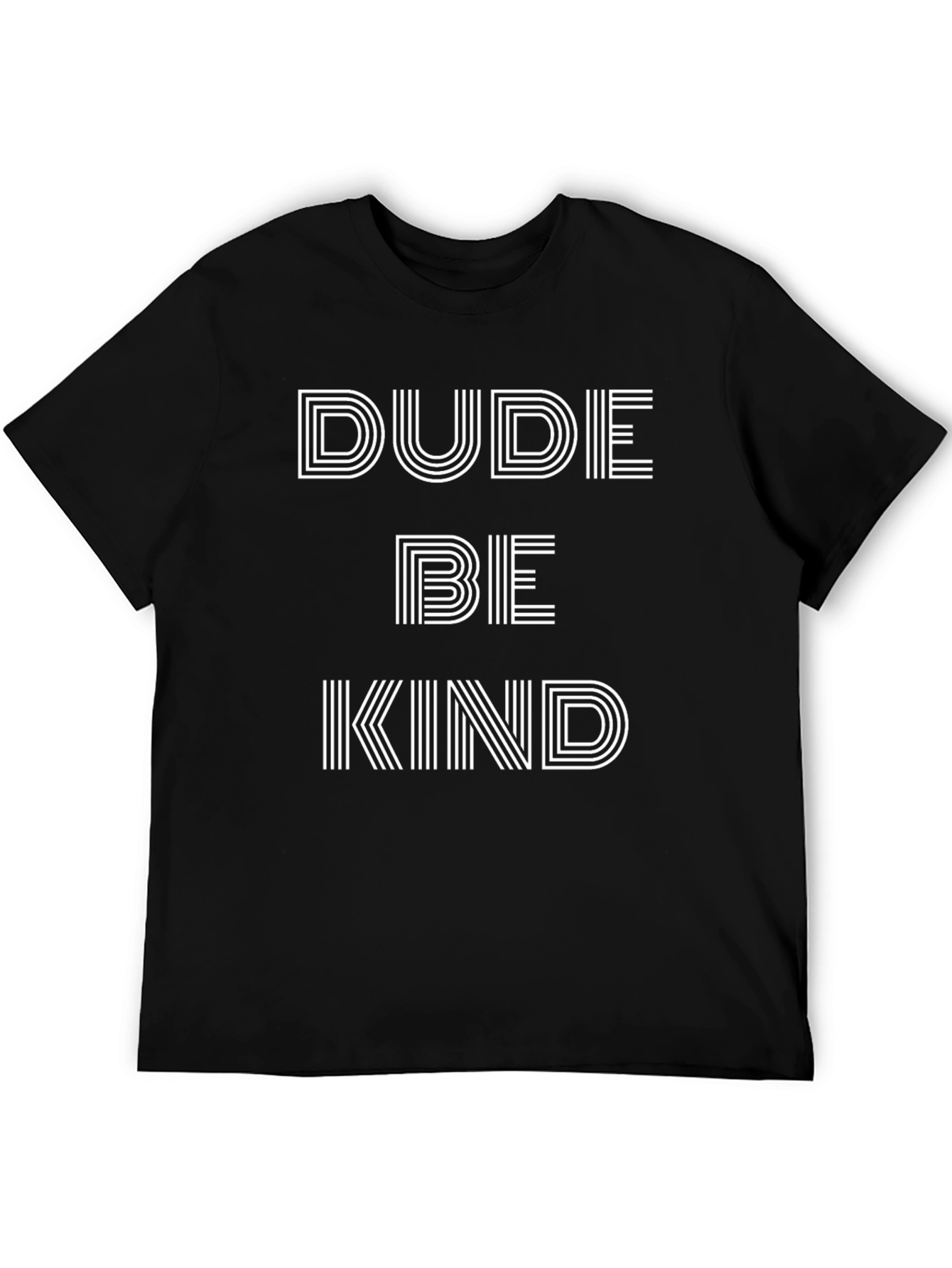 Dude Be Kind Graphic Tee - Black T-Shirt