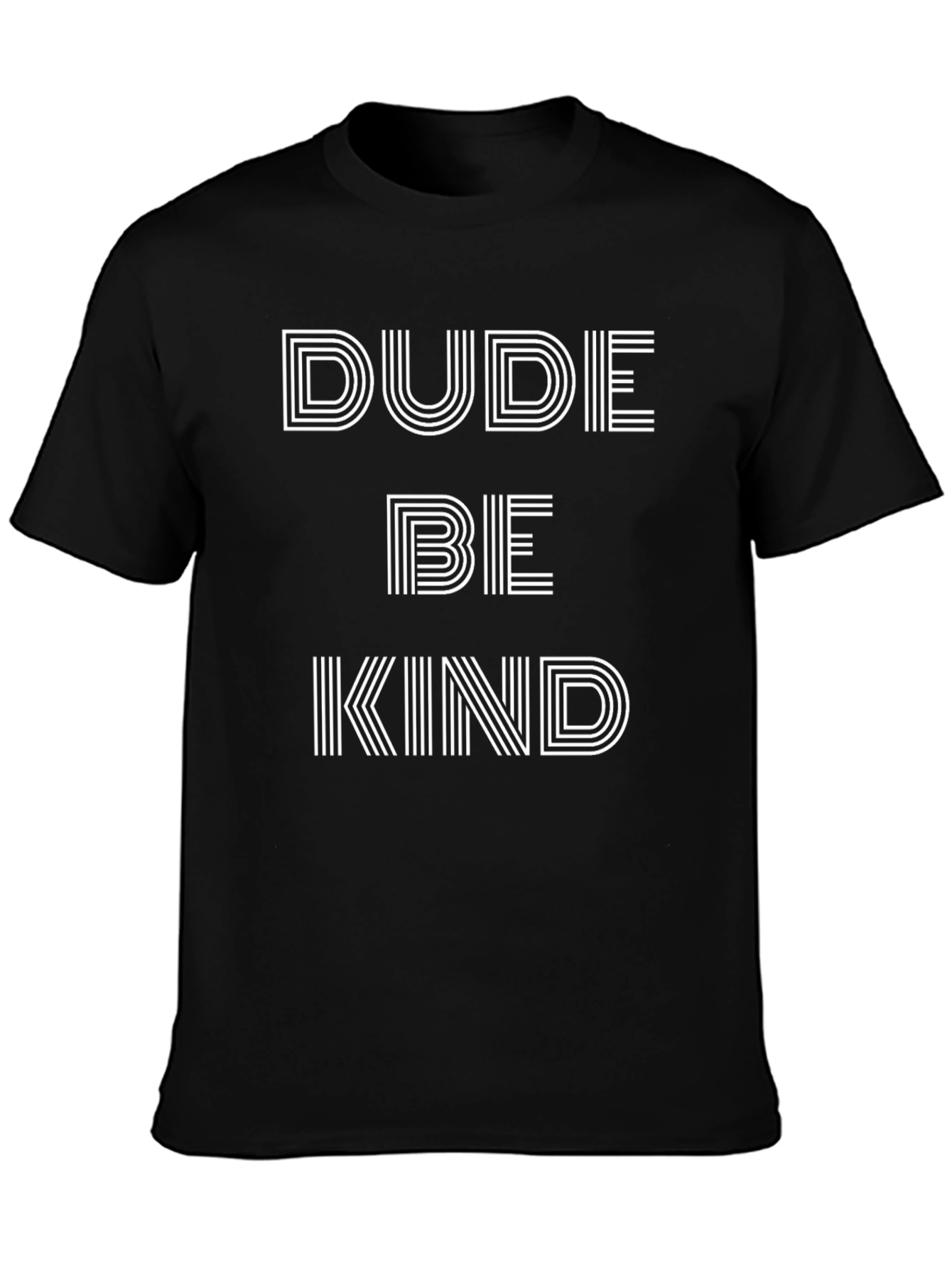 Dude Be Kind Graphic Tee - Black T-Shirt