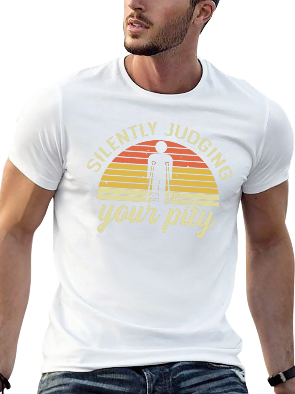 Silently Judging Your Pity Graphic T-Shirt
