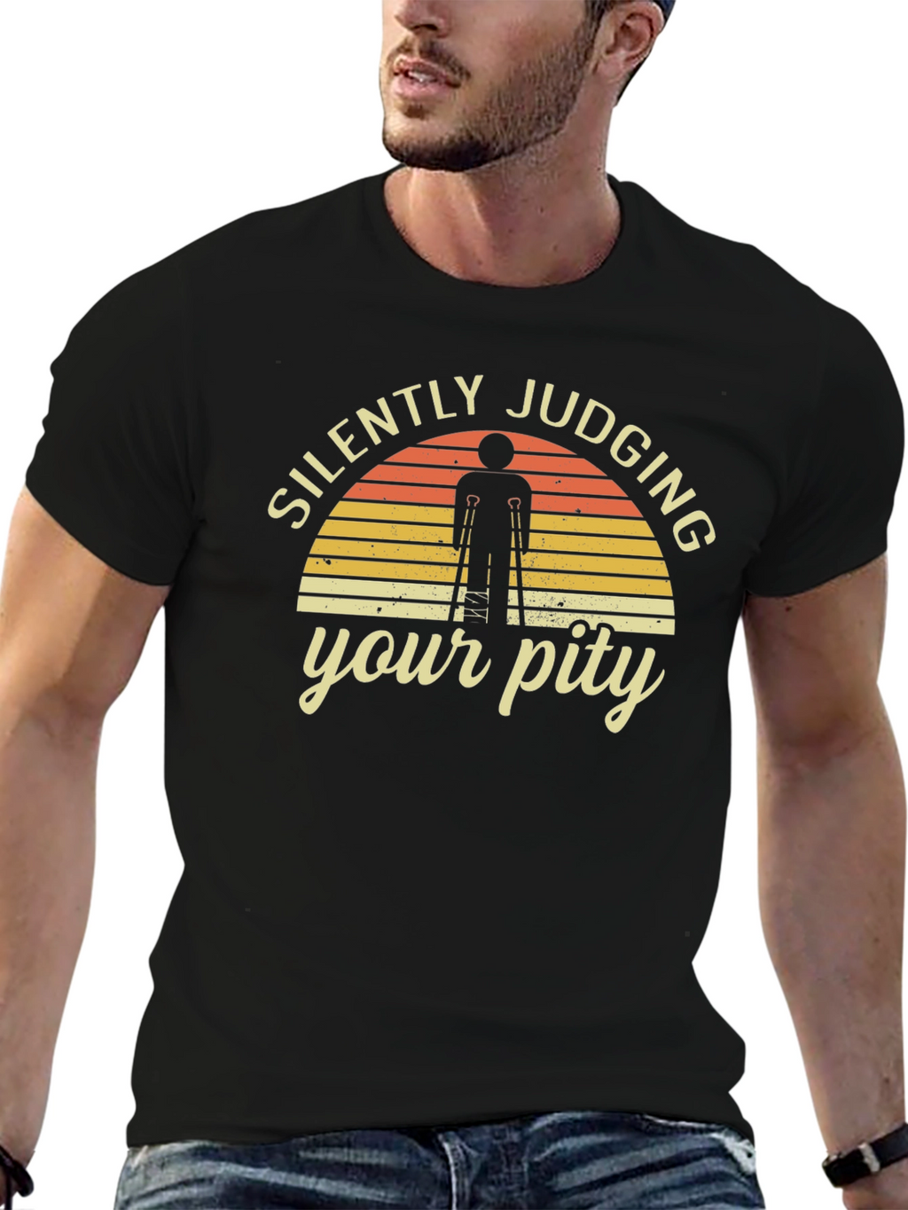 Silently Judging Your Pity Graphic T-Shirt