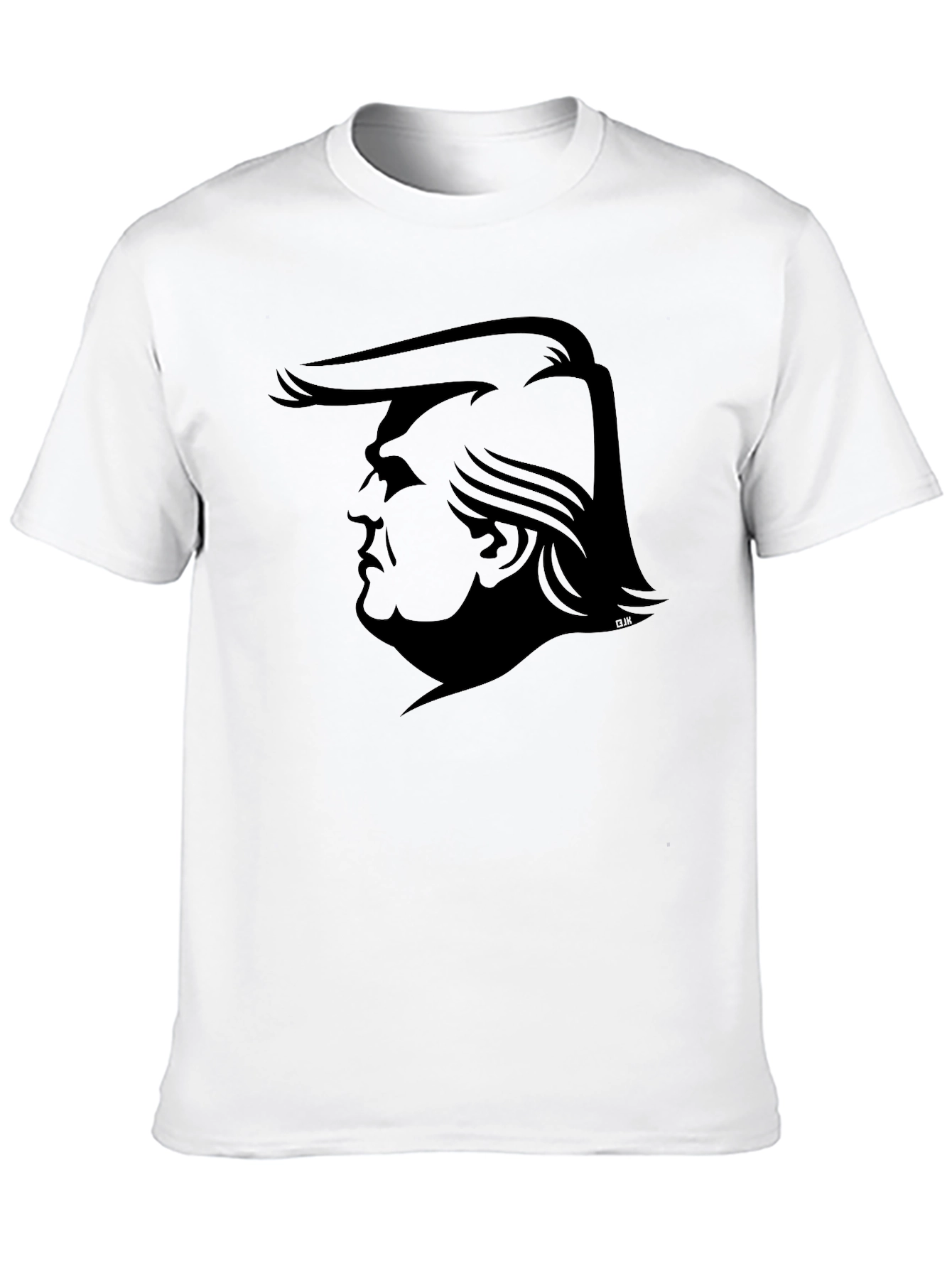 Black Trump Silhouette Graphic Tee