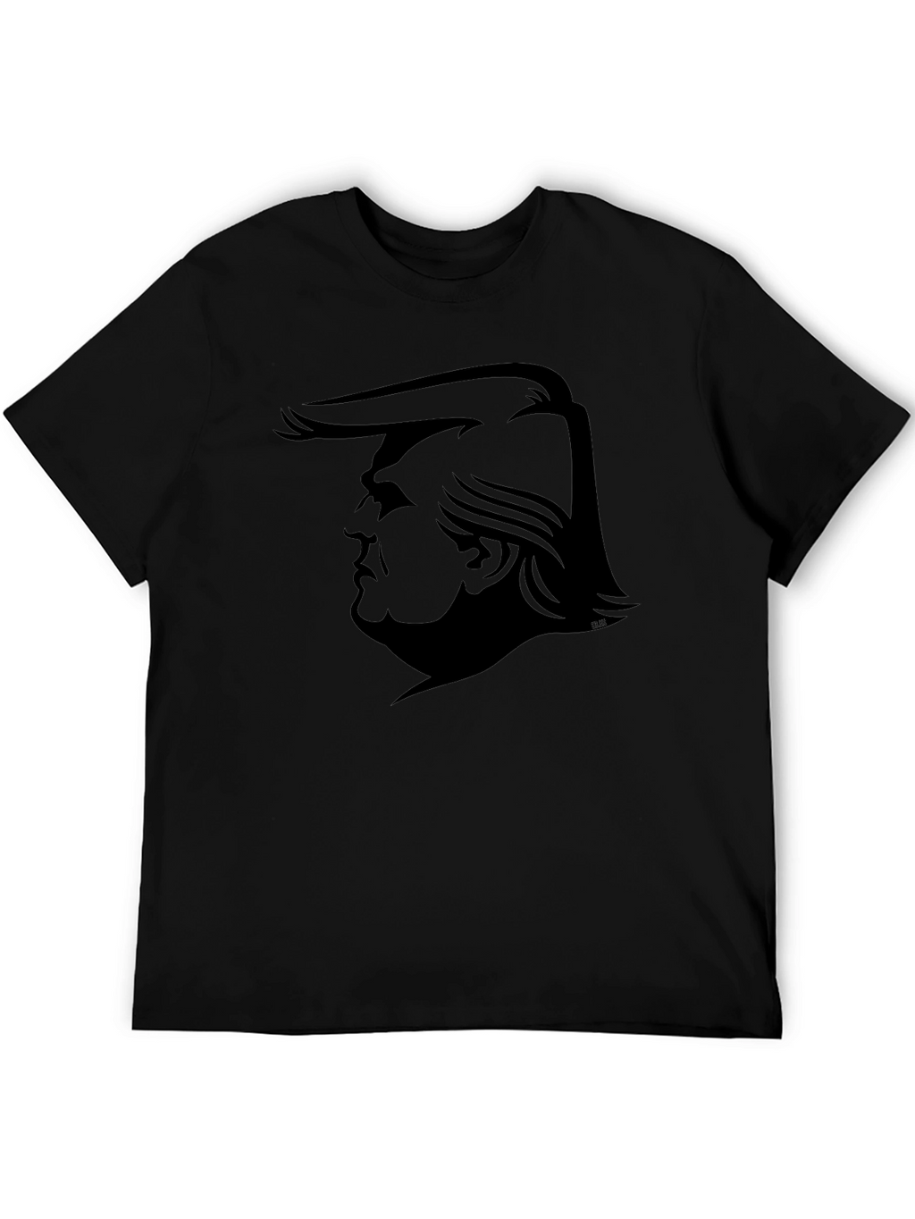 Black Trump Silhouette Graphic Tee