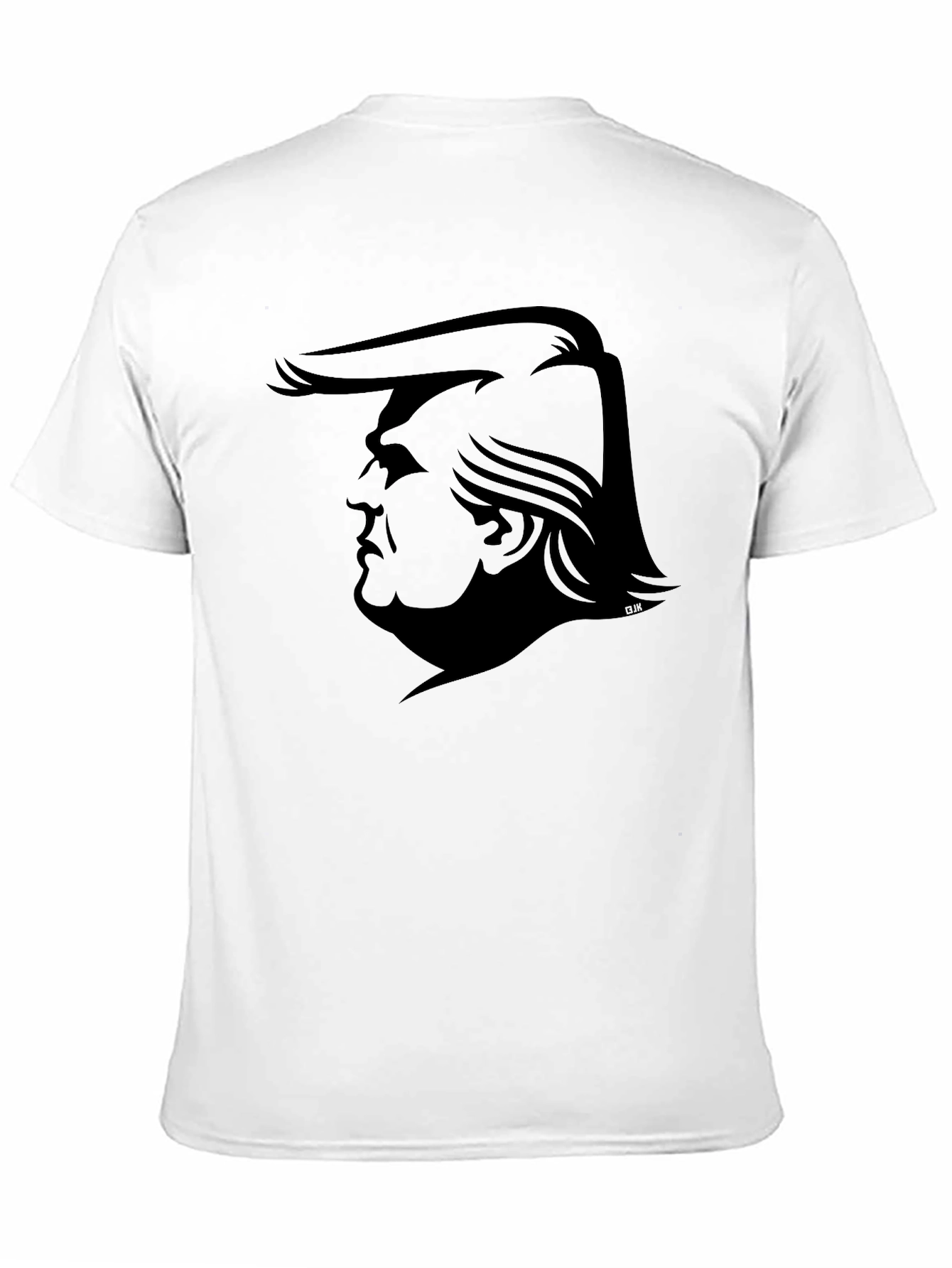 Black Trump Silhouette Graphic Tee