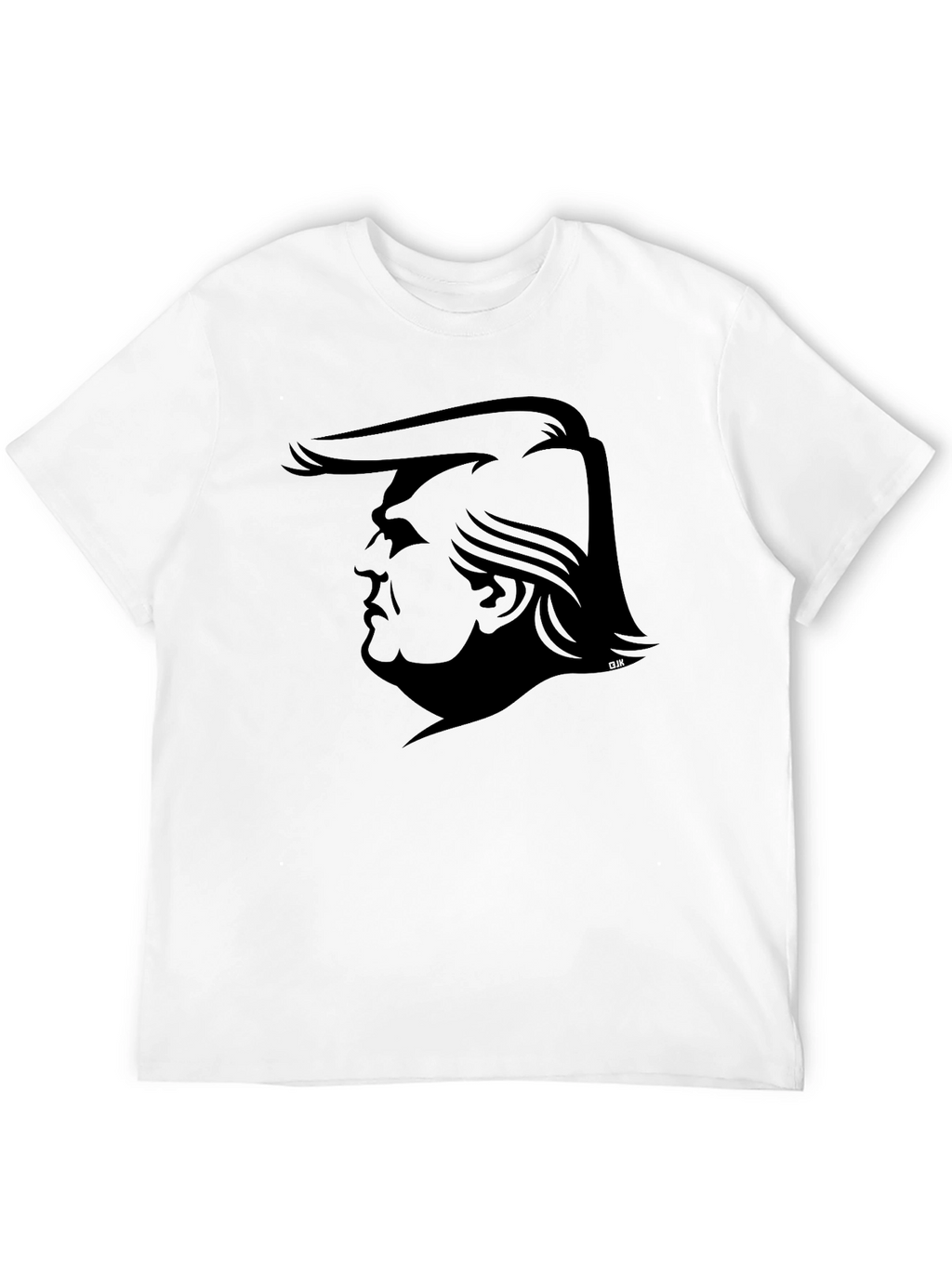 Black Trump Silhouette Graphic Tee
