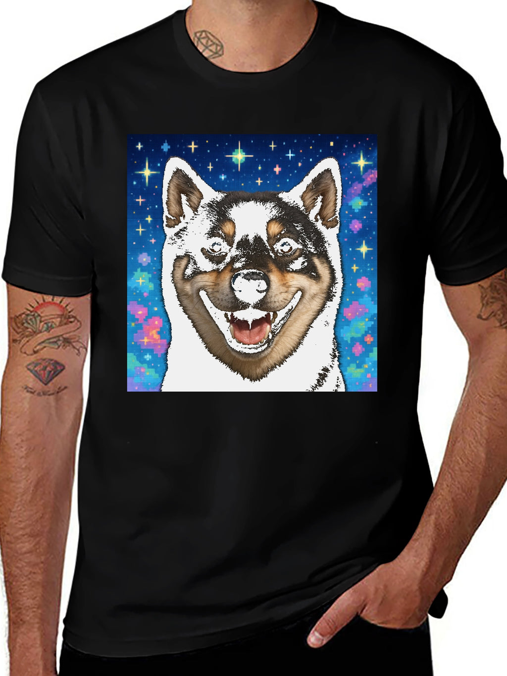 Cosmic Dog T-Shirt - Hilarious Graphic Tee