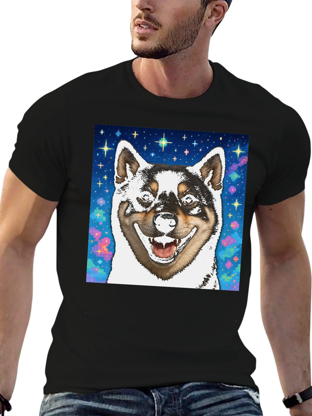 Cosmic Dog T-Shirt - Hilarious Graphic Tee