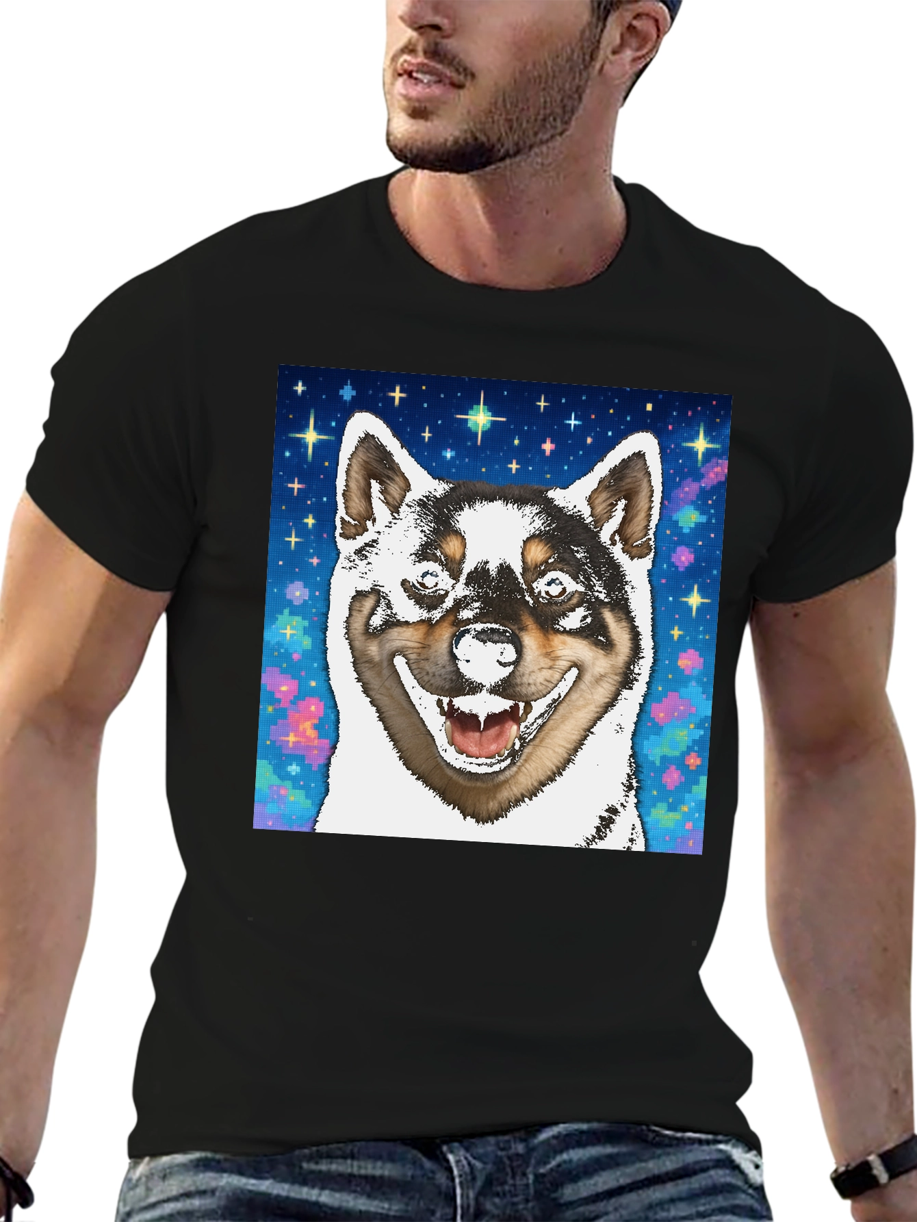 Cosmic Dog T-Shirt - Hilarious Graphic Tee