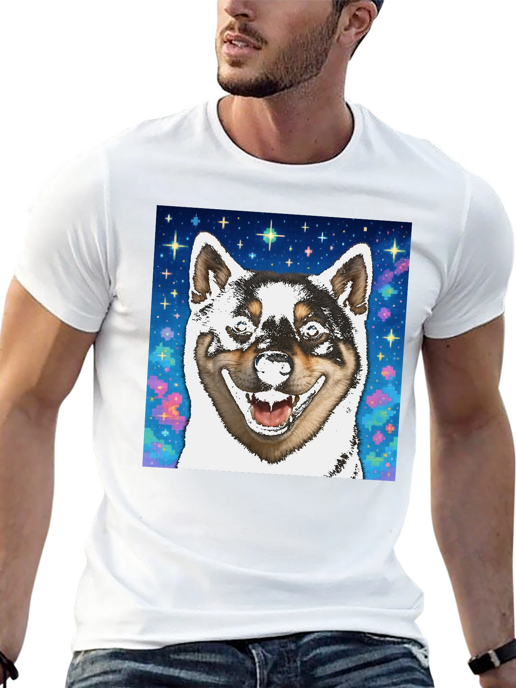 Cosmic Dog T-Shirt - Hilarious Graphic Tee
