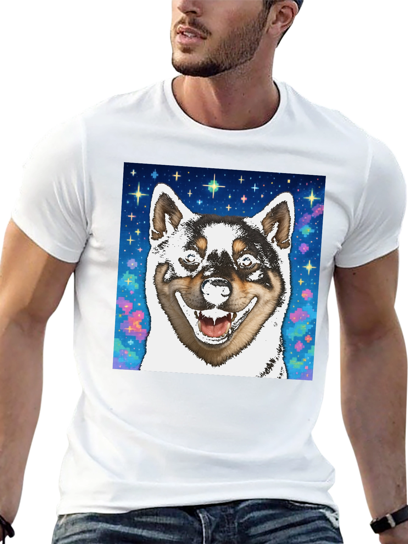 Cosmic Dog T-Shirt - Hilarious Graphic Tee