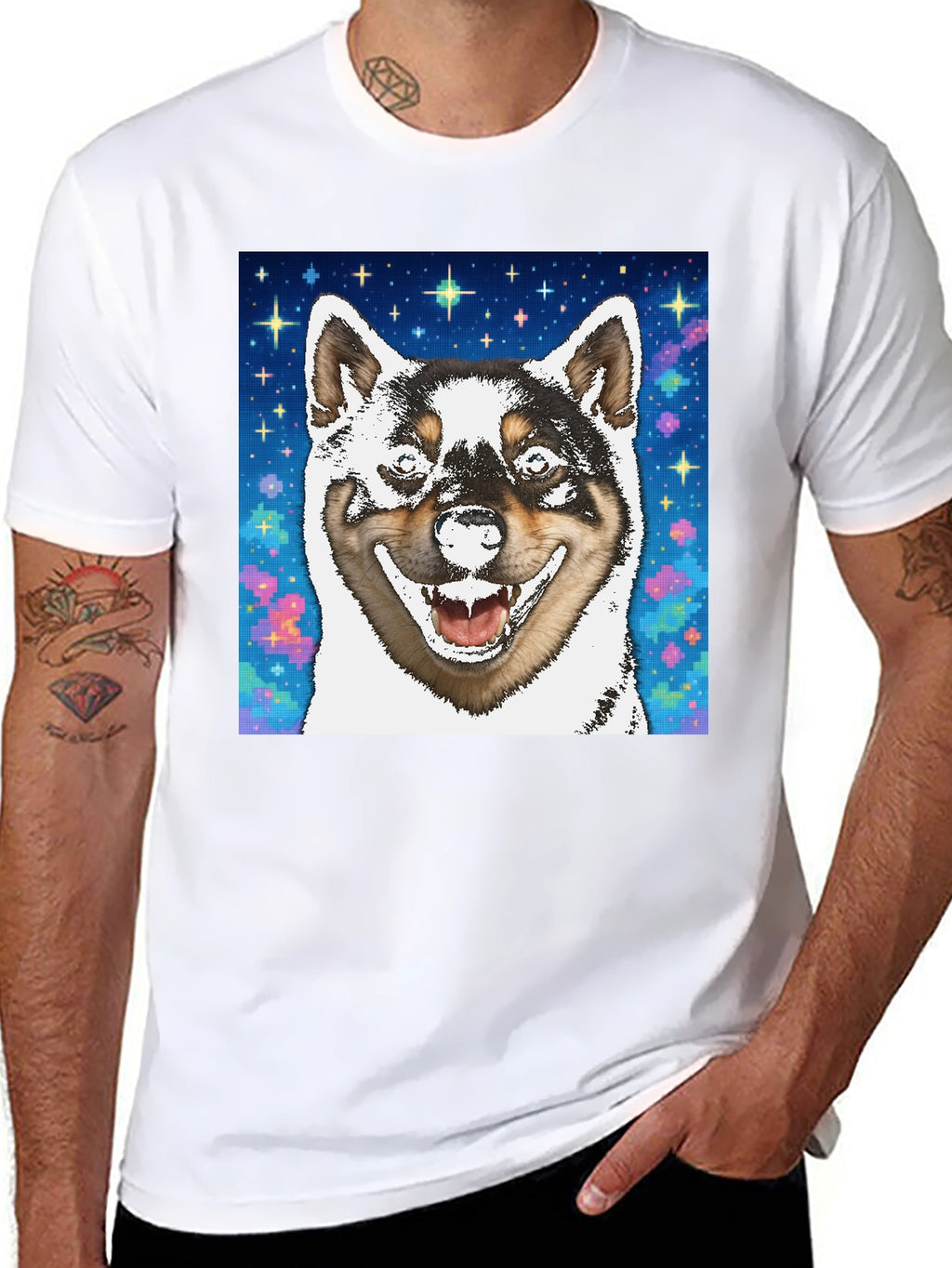 Cosmic Dog T-Shirt - Hilarious Graphic Tee