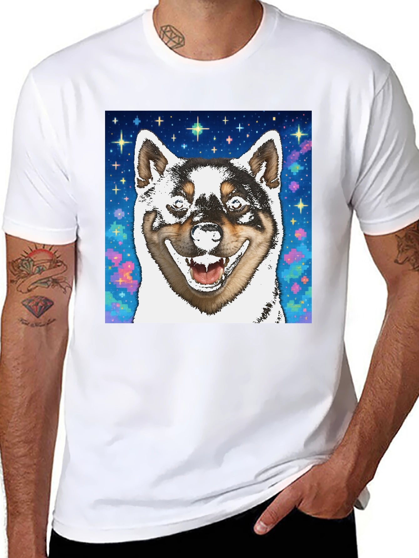 Cosmic Dog T-Shirt - Hilarious Graphic Tee