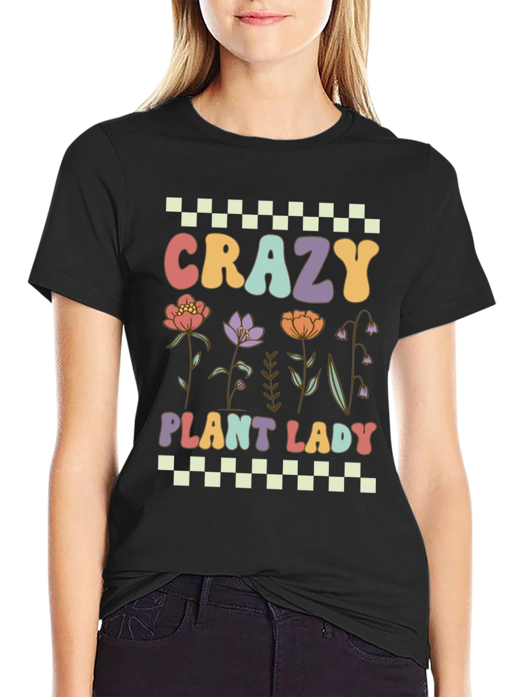 Crazy Plant Lady T-Shirt: Floral Design