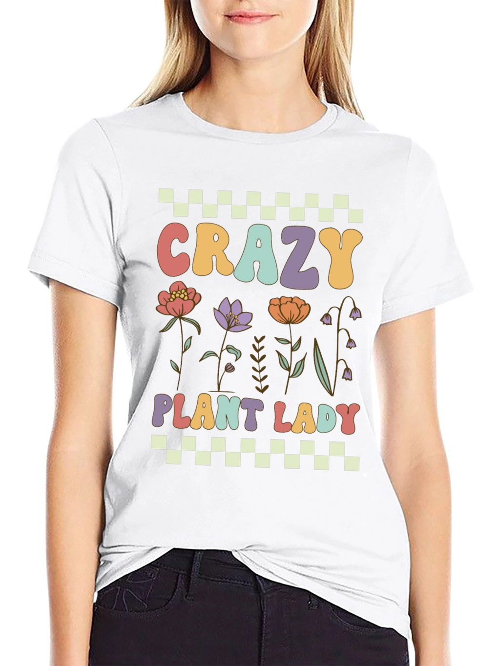 Crazy Plant Lady T-Shirt: Floral Design