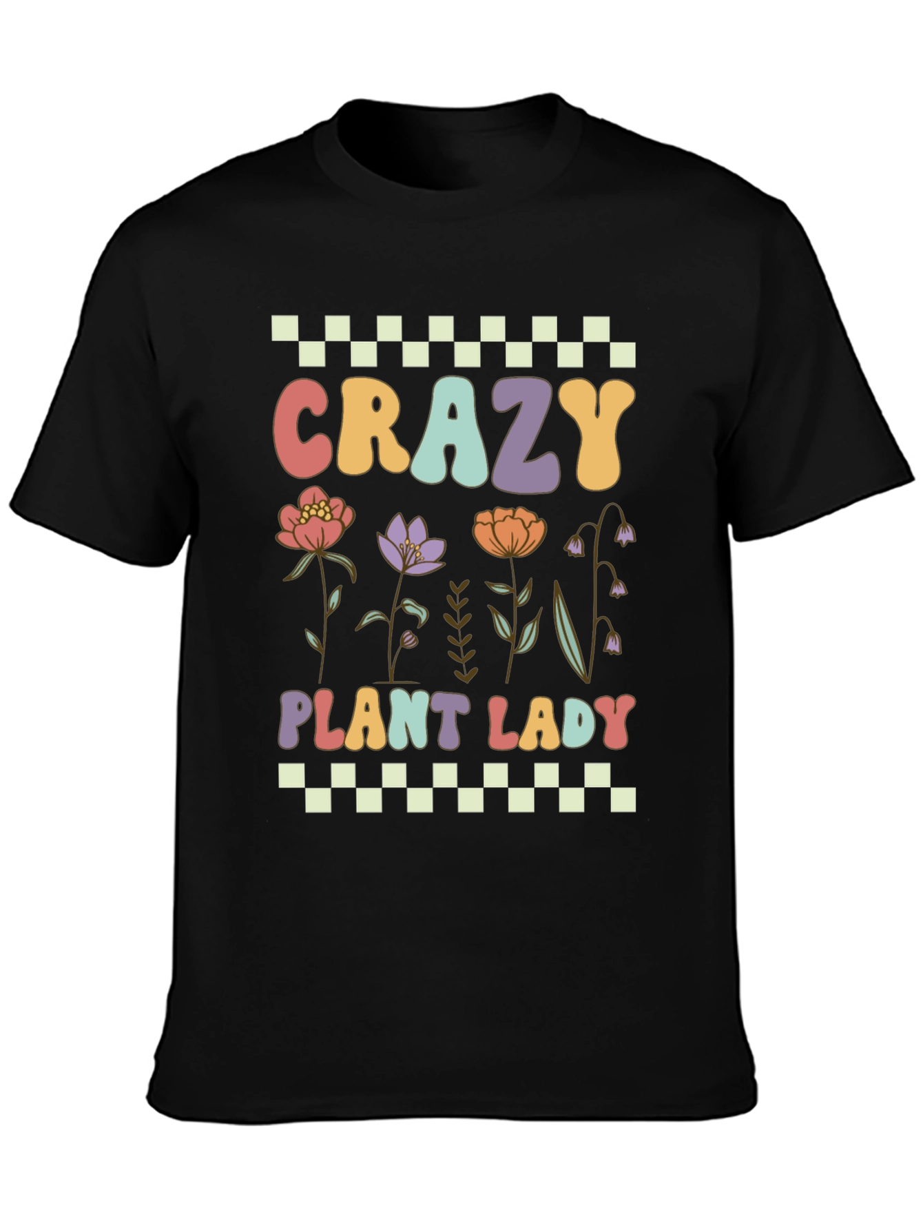 Crazy Plant Lady T-Shirt: Floral Design