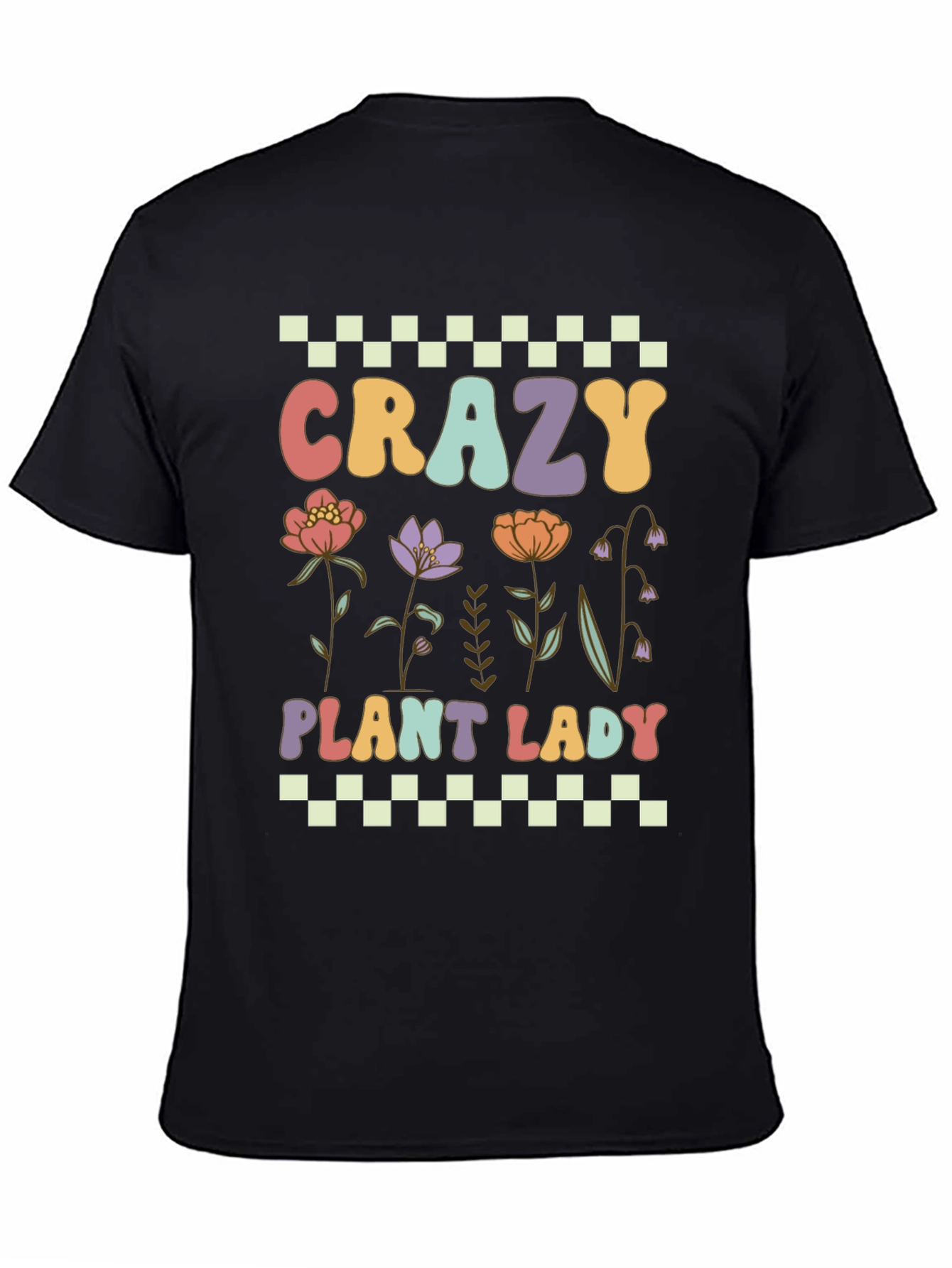 Crazy Plant Lady T-Shirt: Floral Design