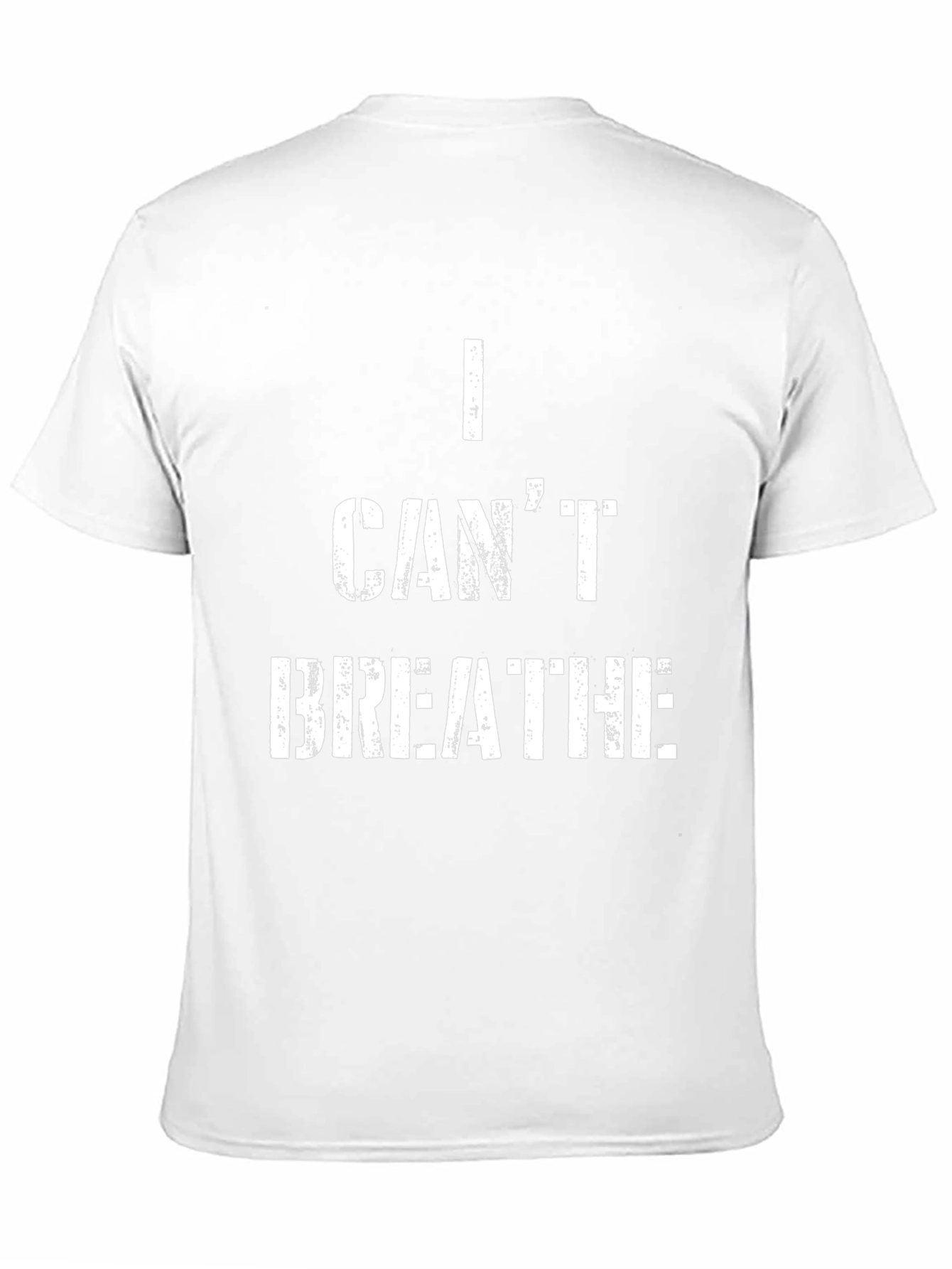 I Cant Breathe Graphic Tee - Black Short Sleeve