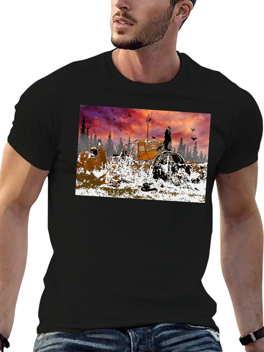 Apocalyptic Tractor T-Shirt