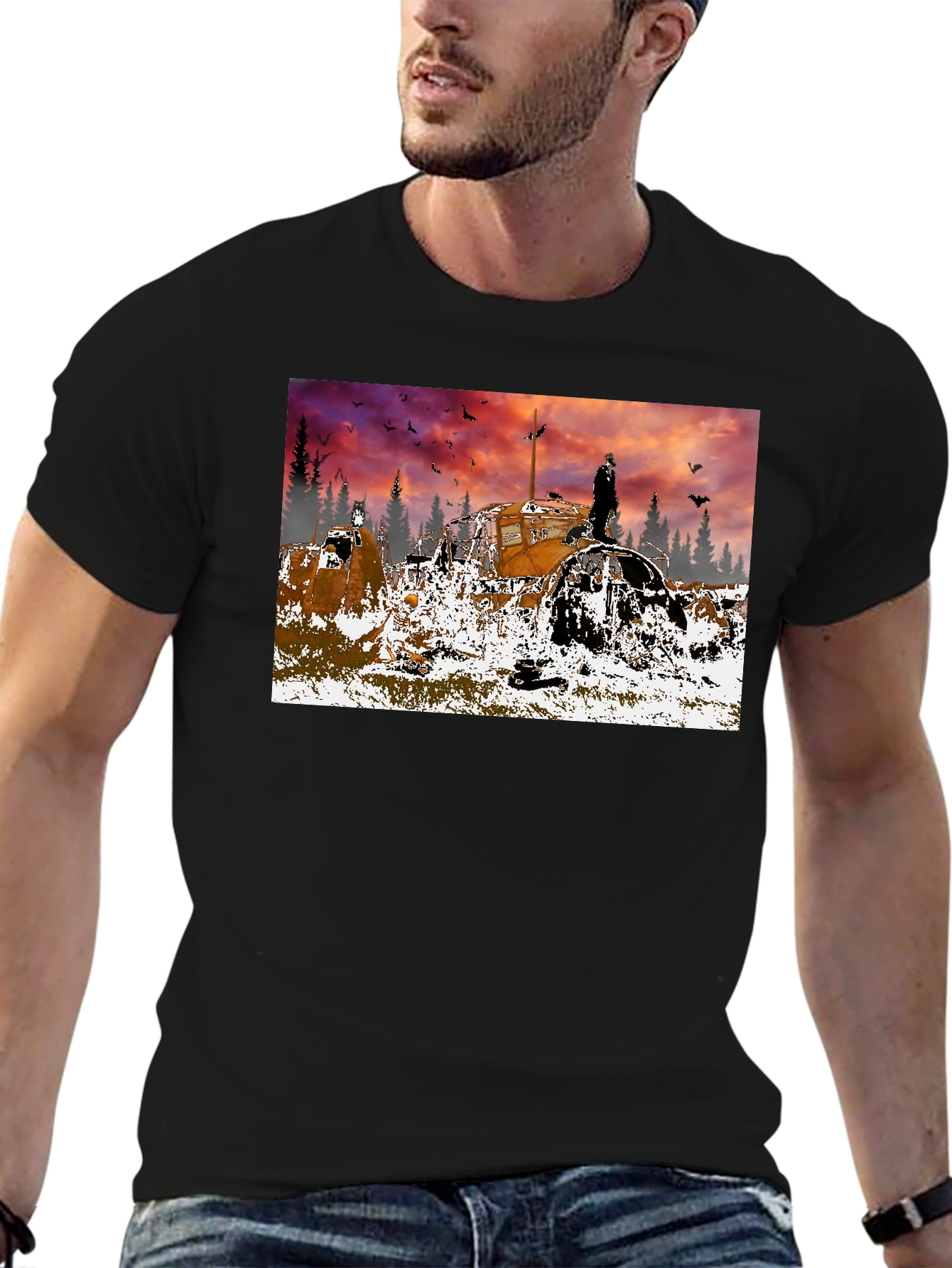 Apocalyptic Tractor T-Shirt