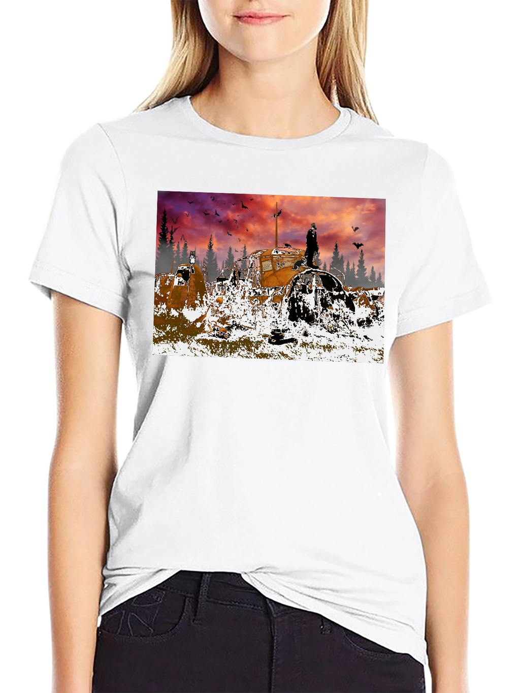 Apocalyptic Tractor T-Shirt