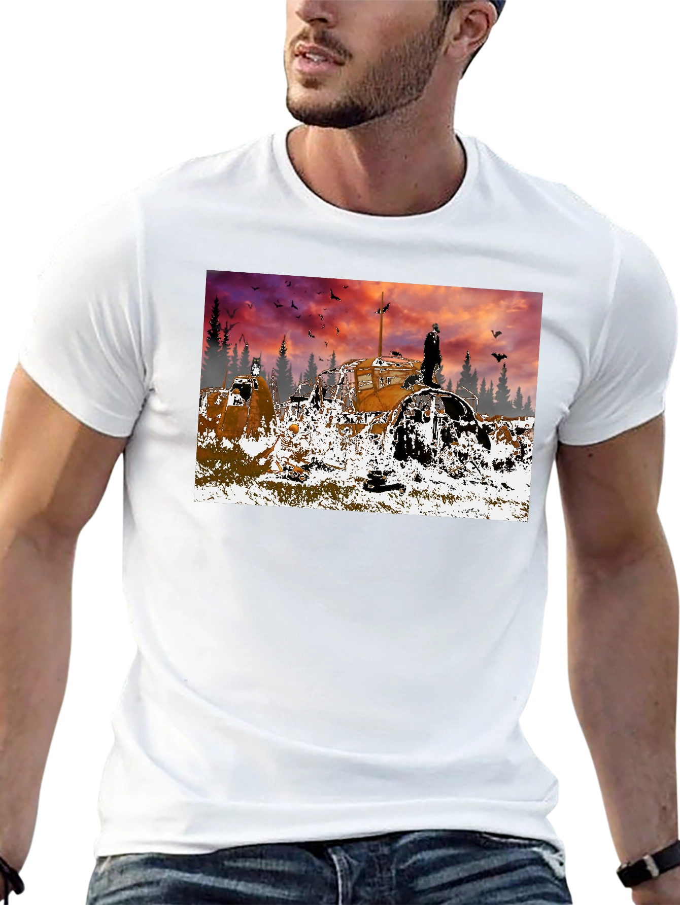Apocalyptic Tractor T-Shirt