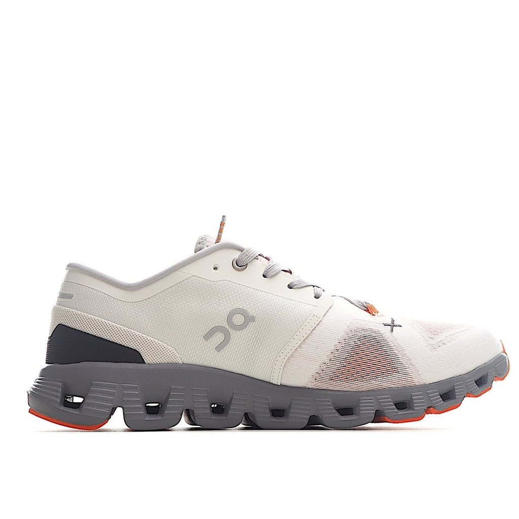 On Cloud X3 Running Shoes White-gray-orange