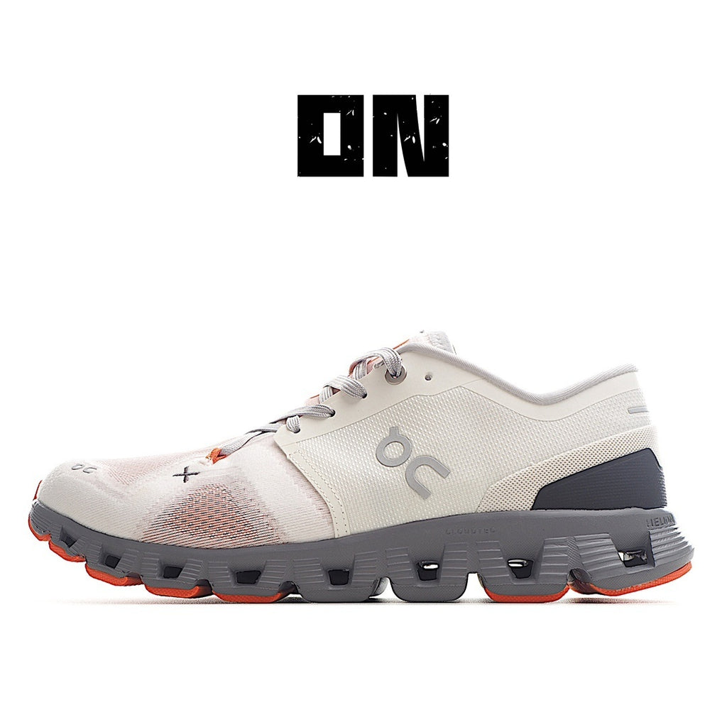 On Cloud X3 Running Shoes White-gray-orange