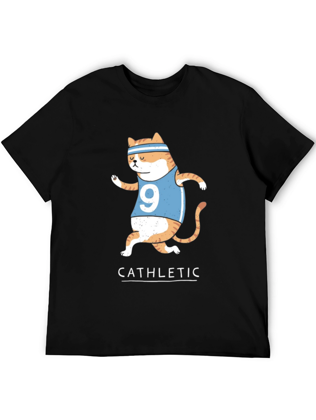 Cat-hletic T-Shirt: Humorous Cat Running Design