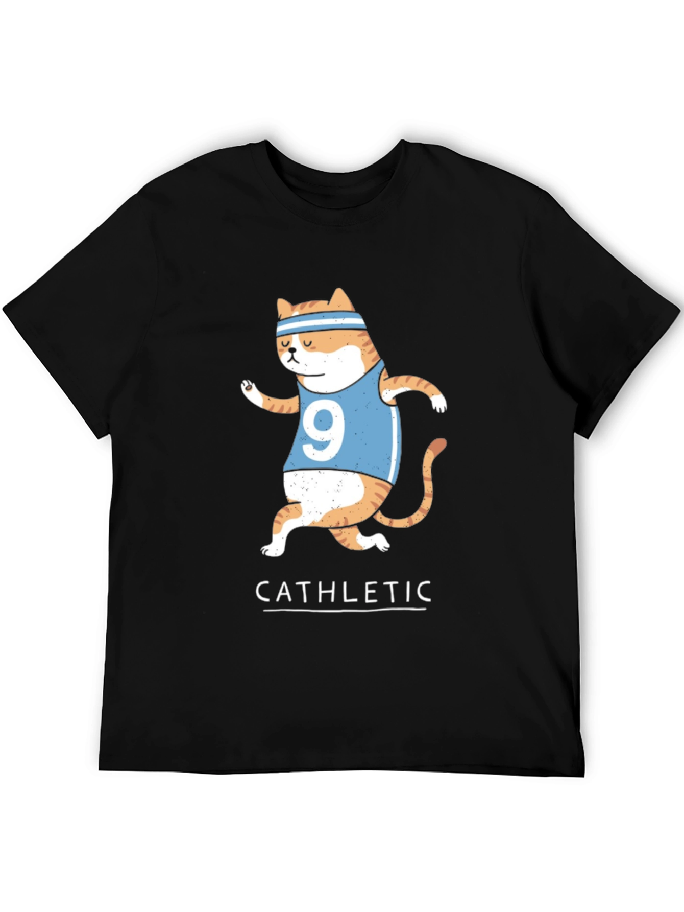 Cat-hletic T-Shirt: Humorous Cat Running Design