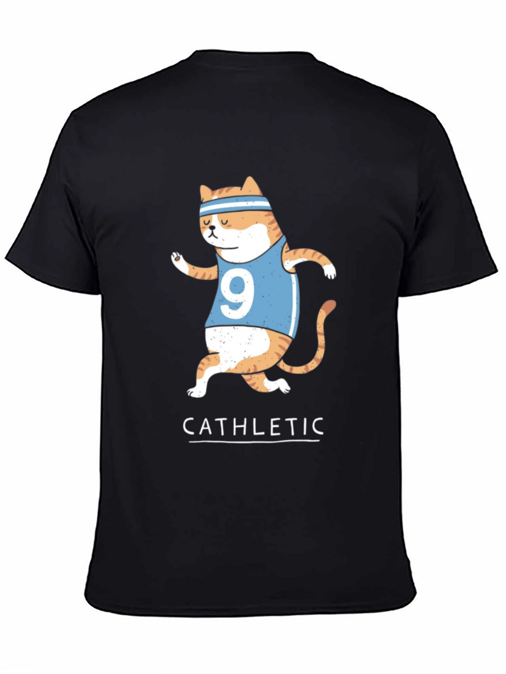 Cat-hletic T-Shirt: Humorous Cat Running Design