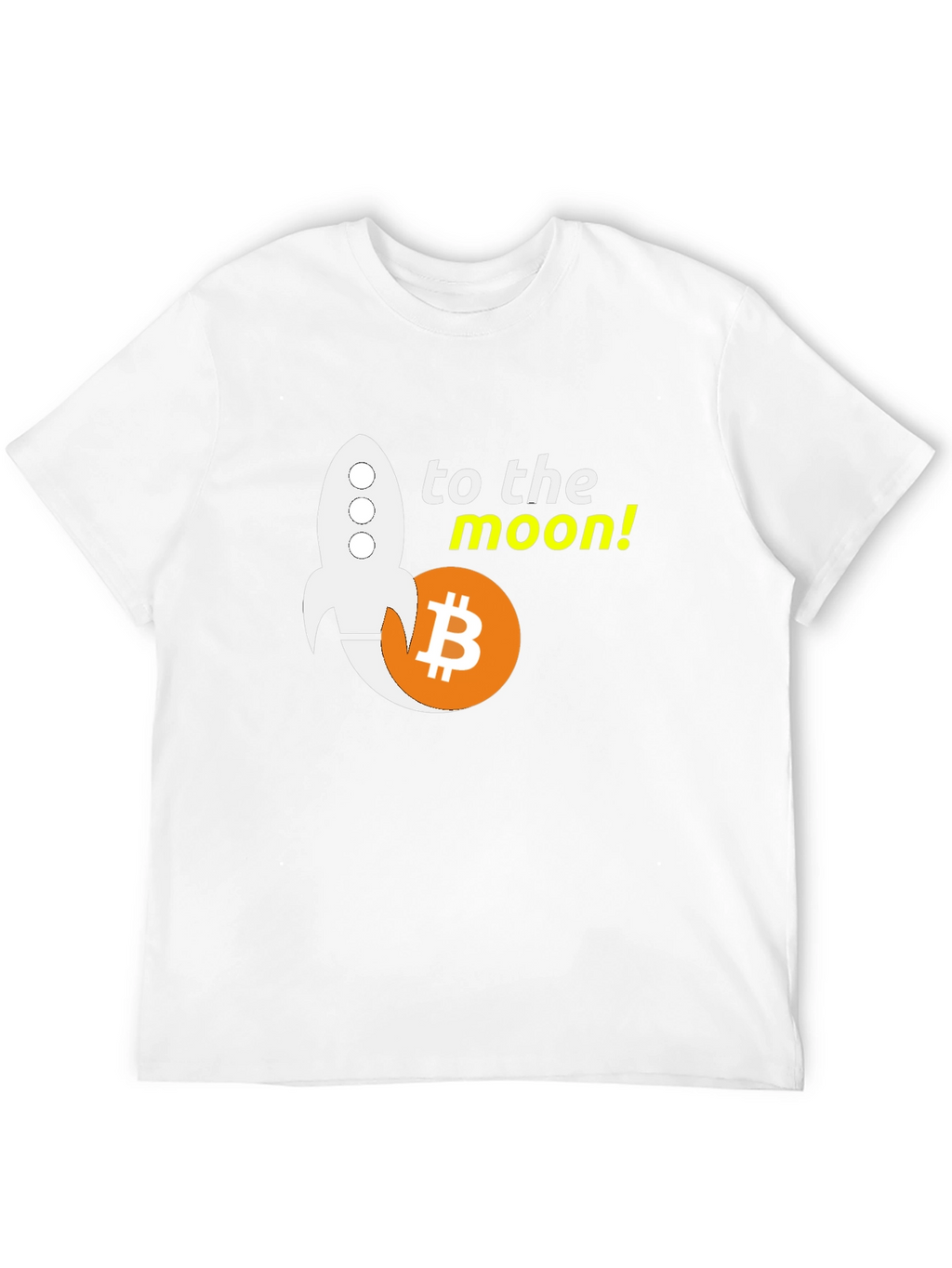 Bitcoin To The Moon Graphic Tee