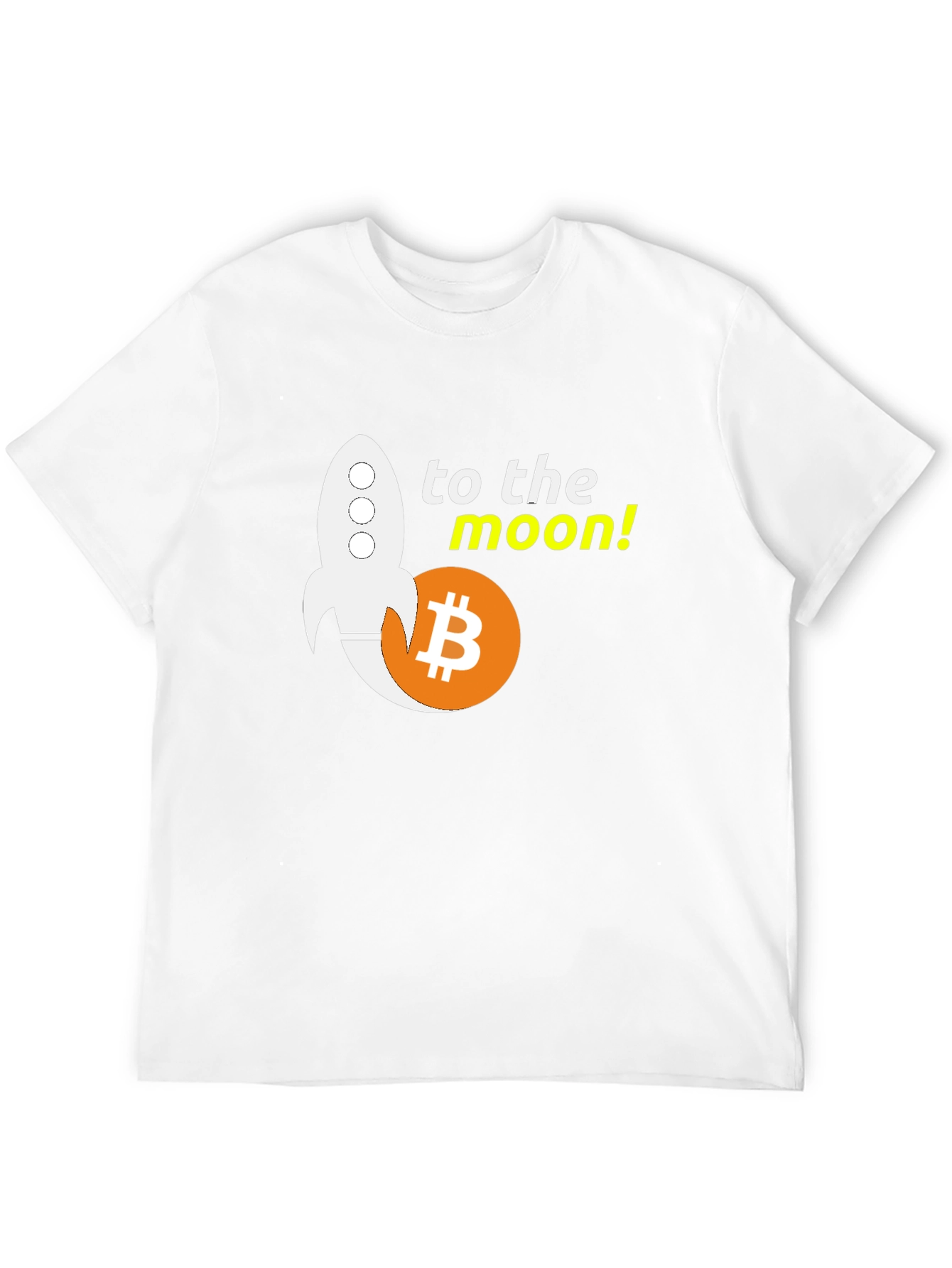 Bitcoin To The Moon Graphic Tee