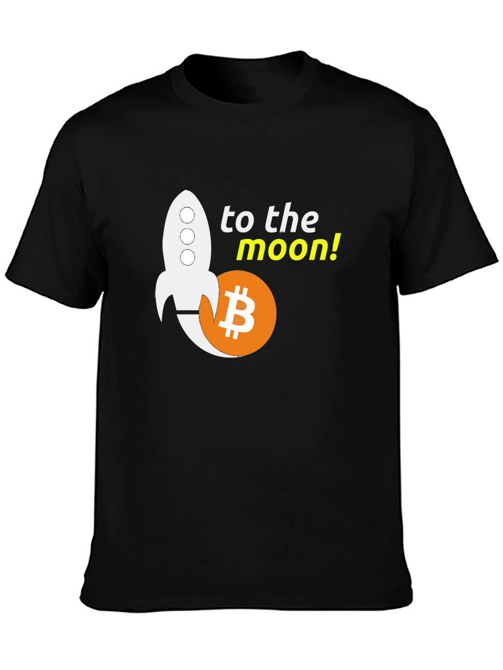 Bitcoin To The Moon Graphic Tee
