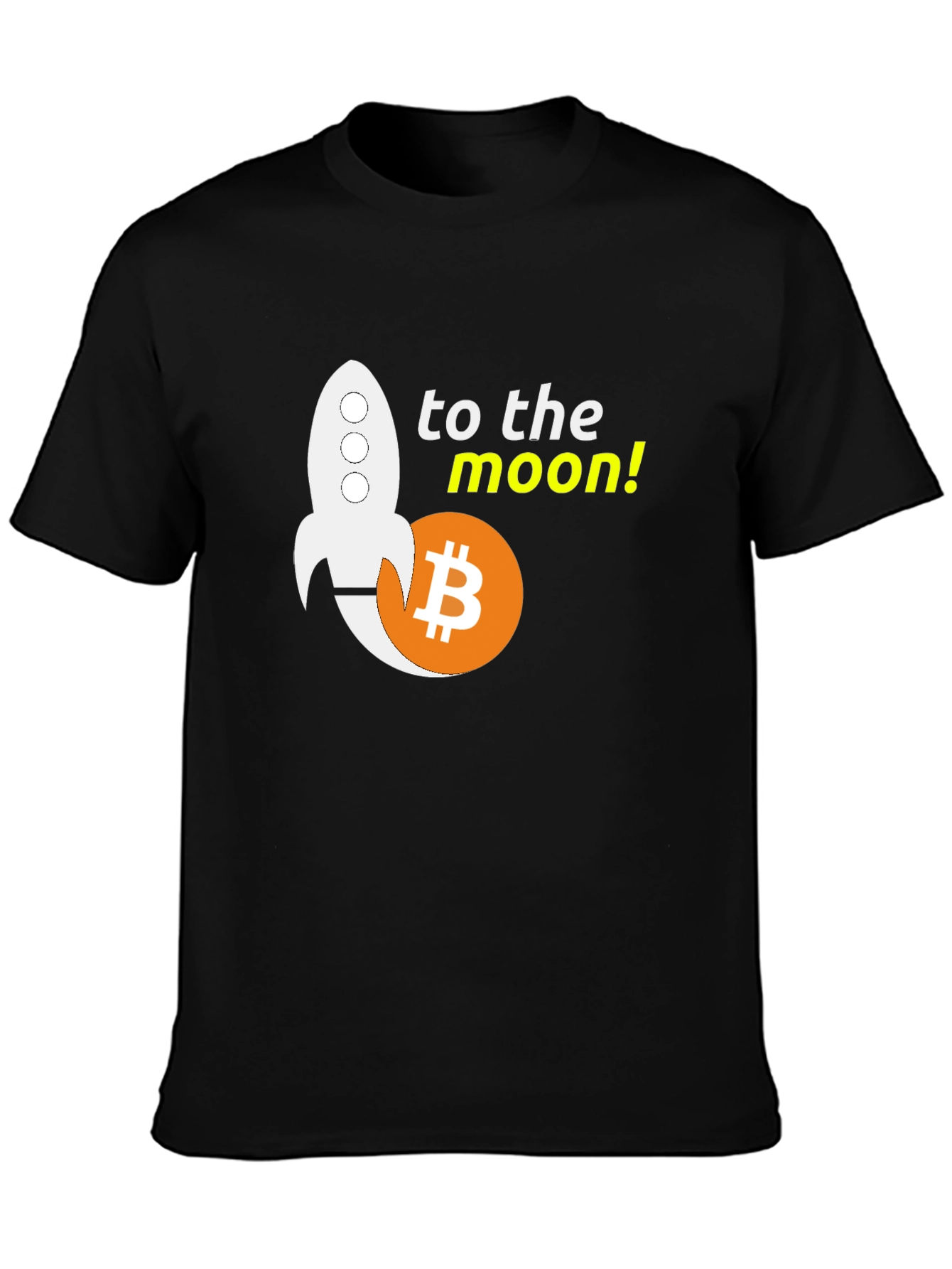 Bitcoin To The Moon Graphic Tee
